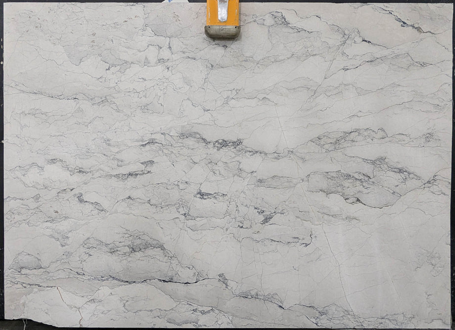  Bianco Nuvoloso Marble Slab 3/4  Honed Stone - P327#63 -  74x107 