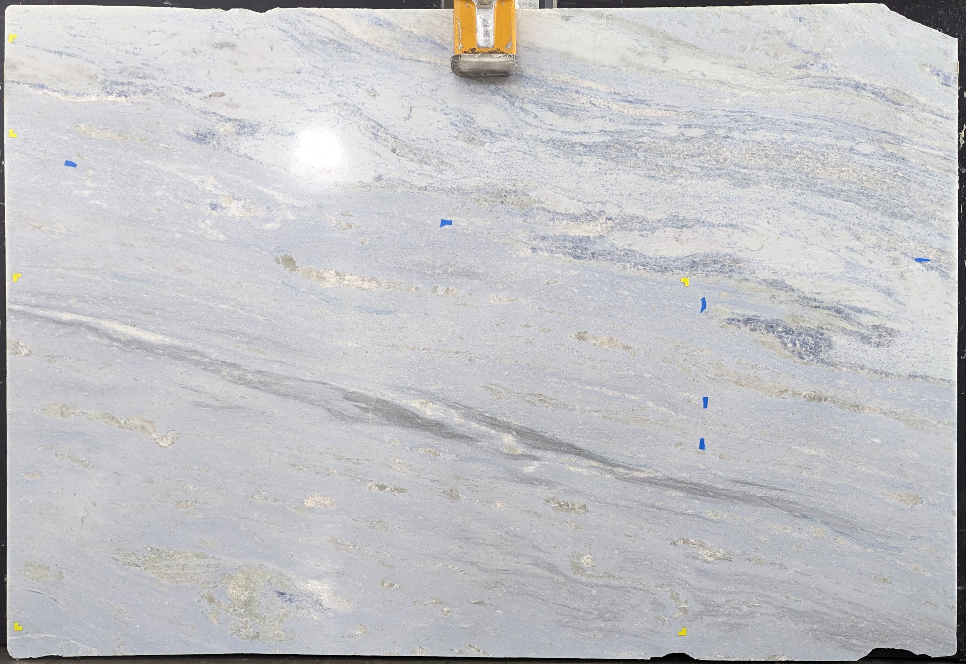  Caribbean%20Calcite%20Slab%203/4%22%20%20Polished%20Stone - 858#21B -  46X86 