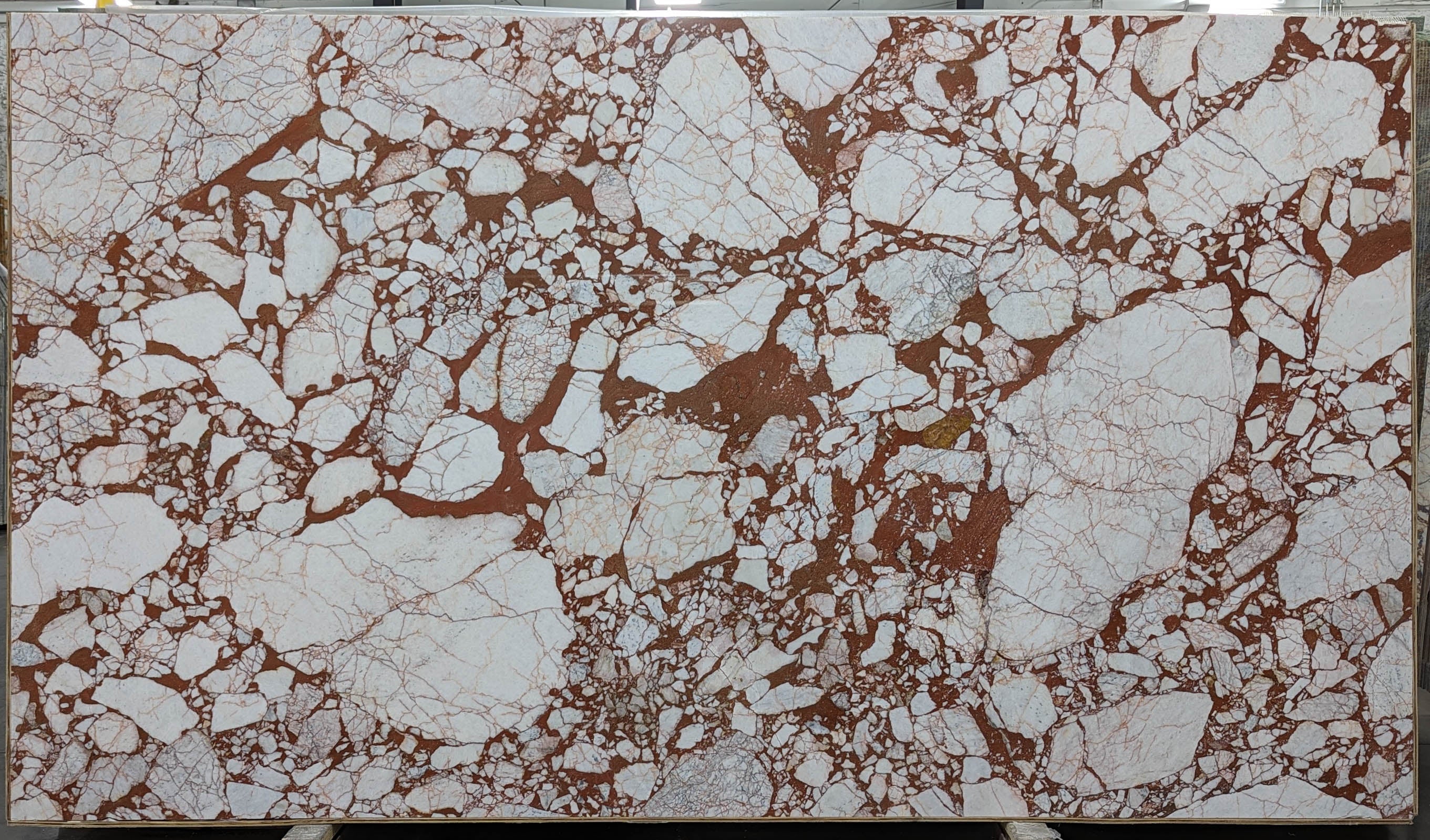  Calacatta Burgundy Marble Slab 3/4  Polished Stone - TM2210#07 -  VS 71X124 