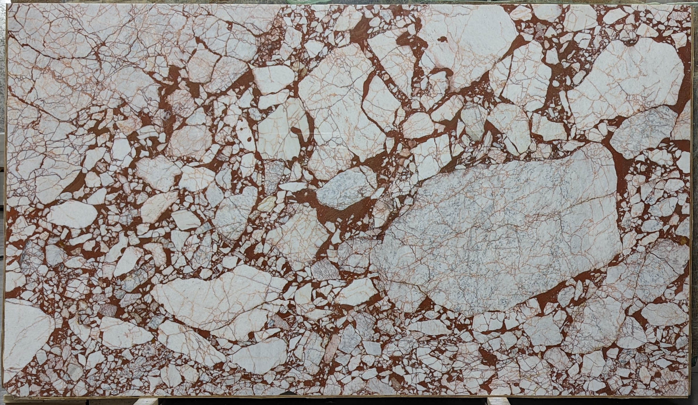  Calacatta Burgundy Marble Slab 3/4  Polished Stone - TM2210#17 -  VS 71X124 