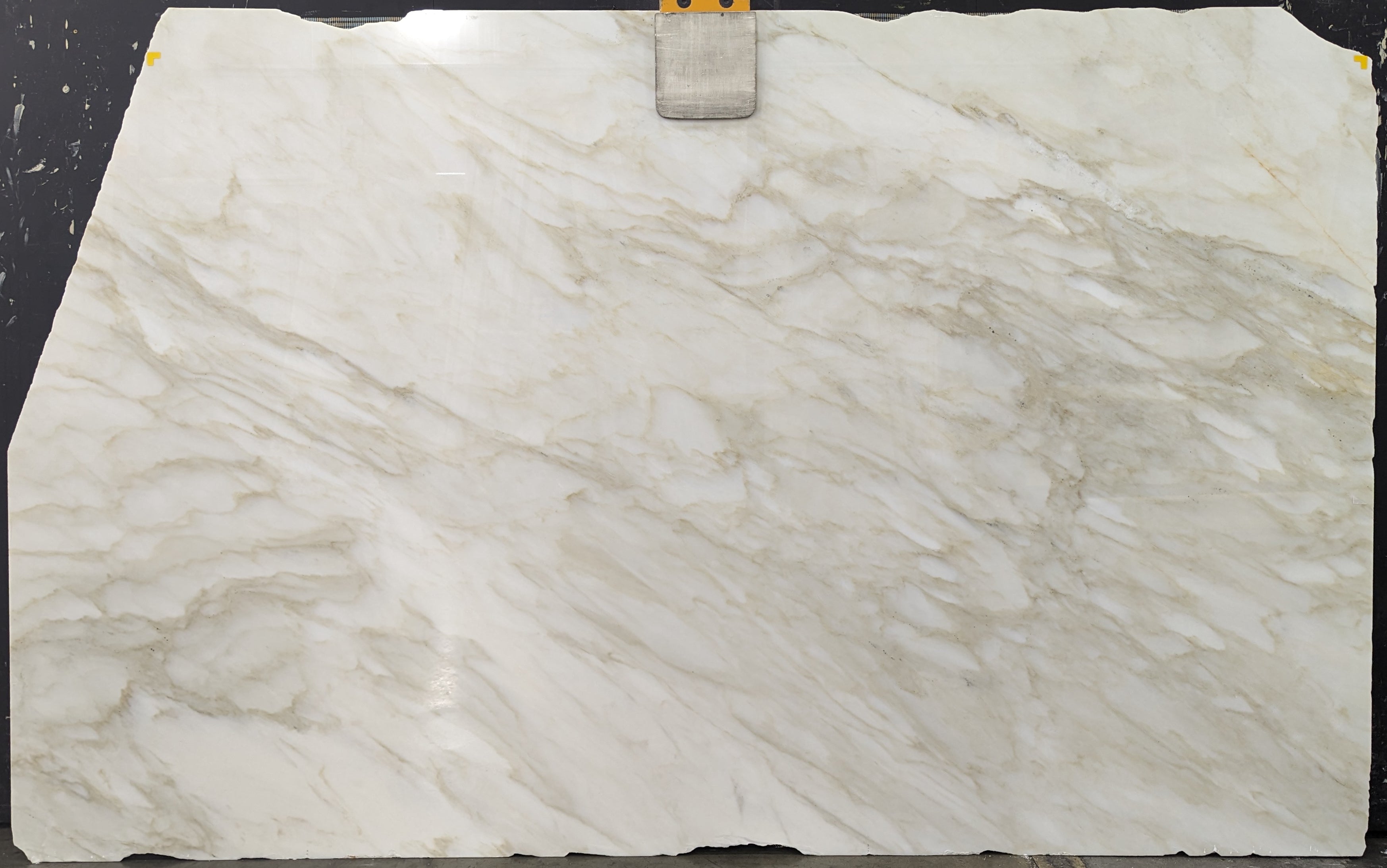  Calacatta Cremo Marble Slab 3/4  Polished Stone - 11726#01 -  56x101 