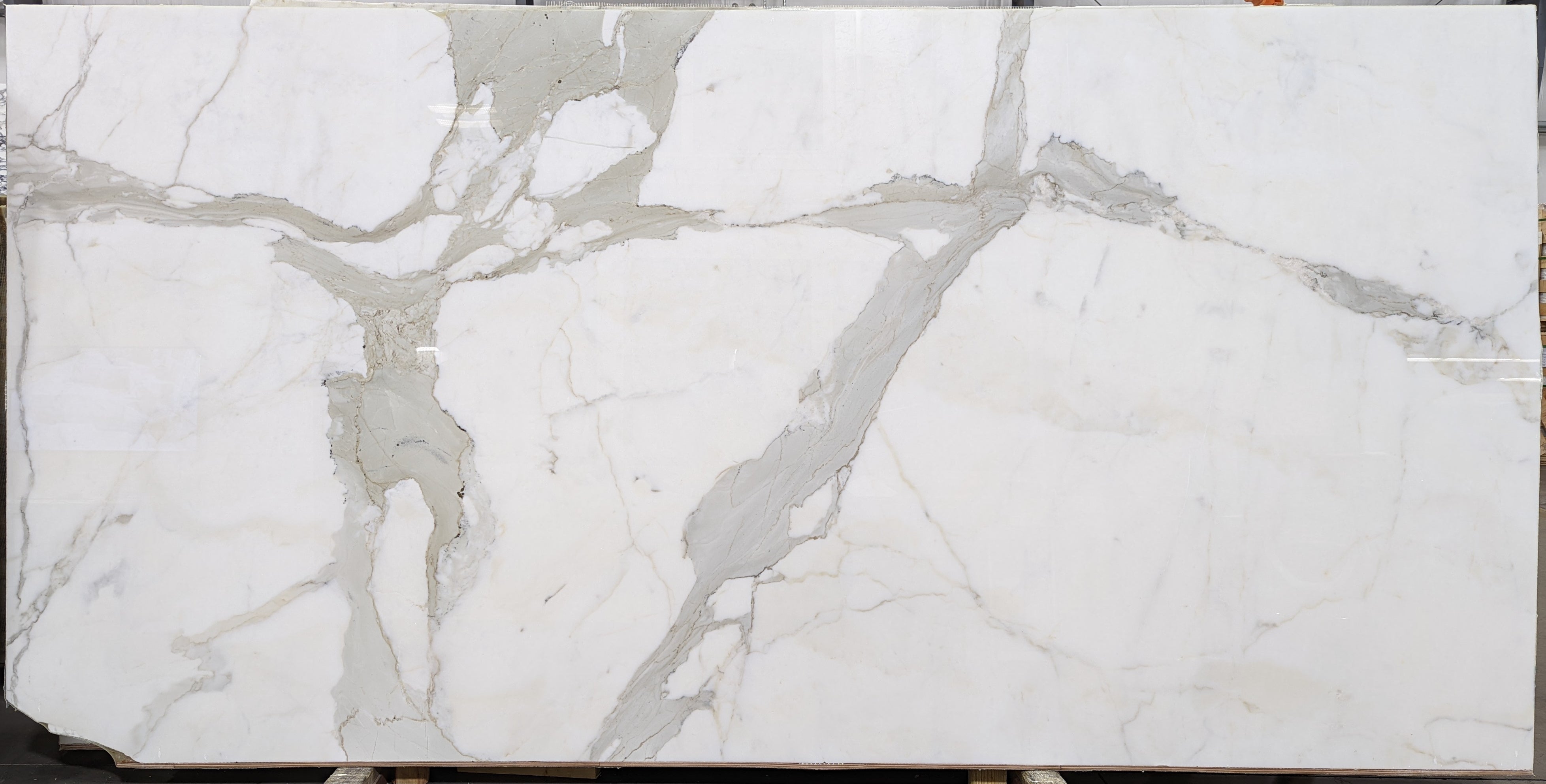  Calacatta Gold A1 Select Marble Slab 3/4 - 1238B#05 -  64 X 138 