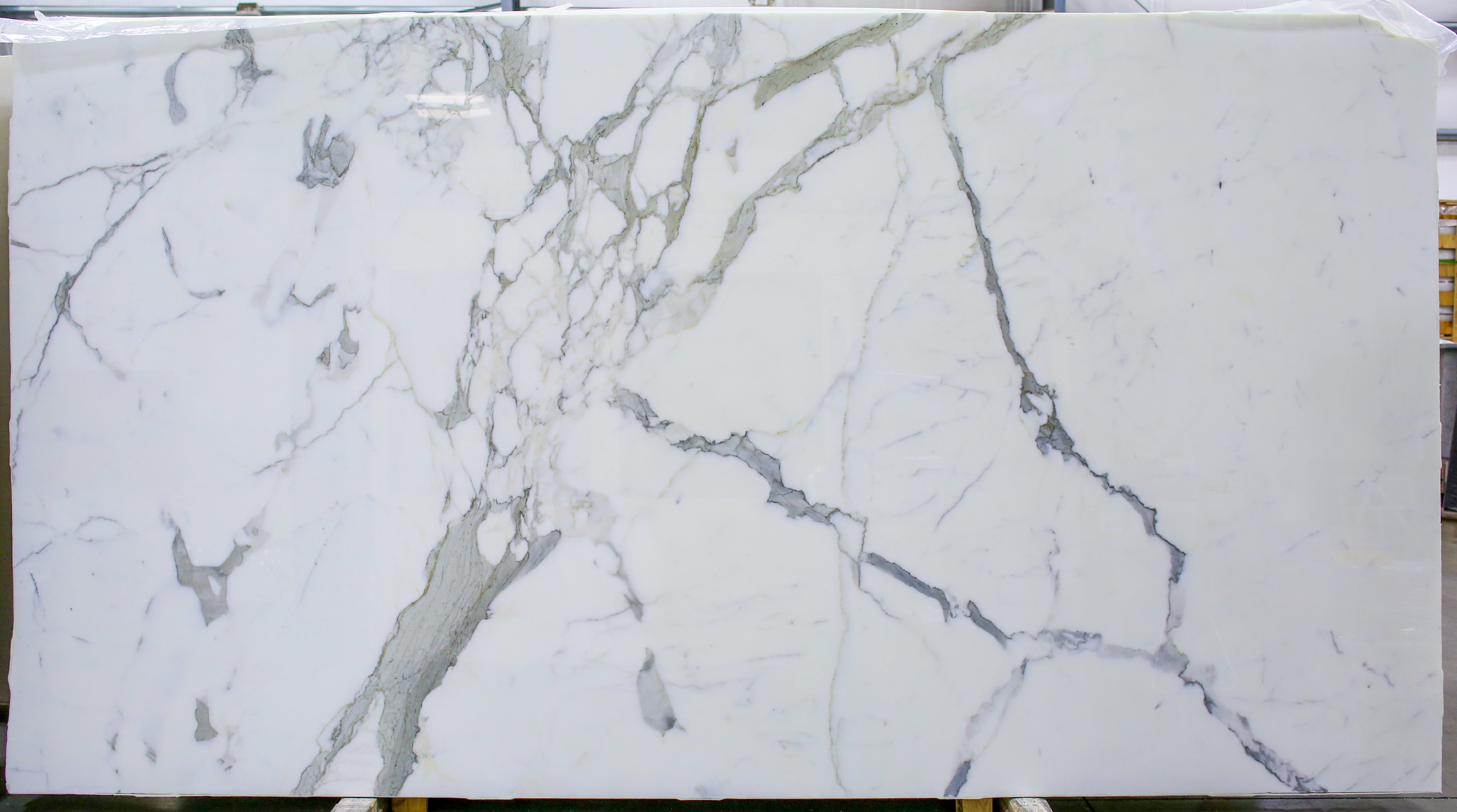  Calacatta Gold A1 Select Marble Slab 1-1/4 - AB0606B#72 -  70x135 