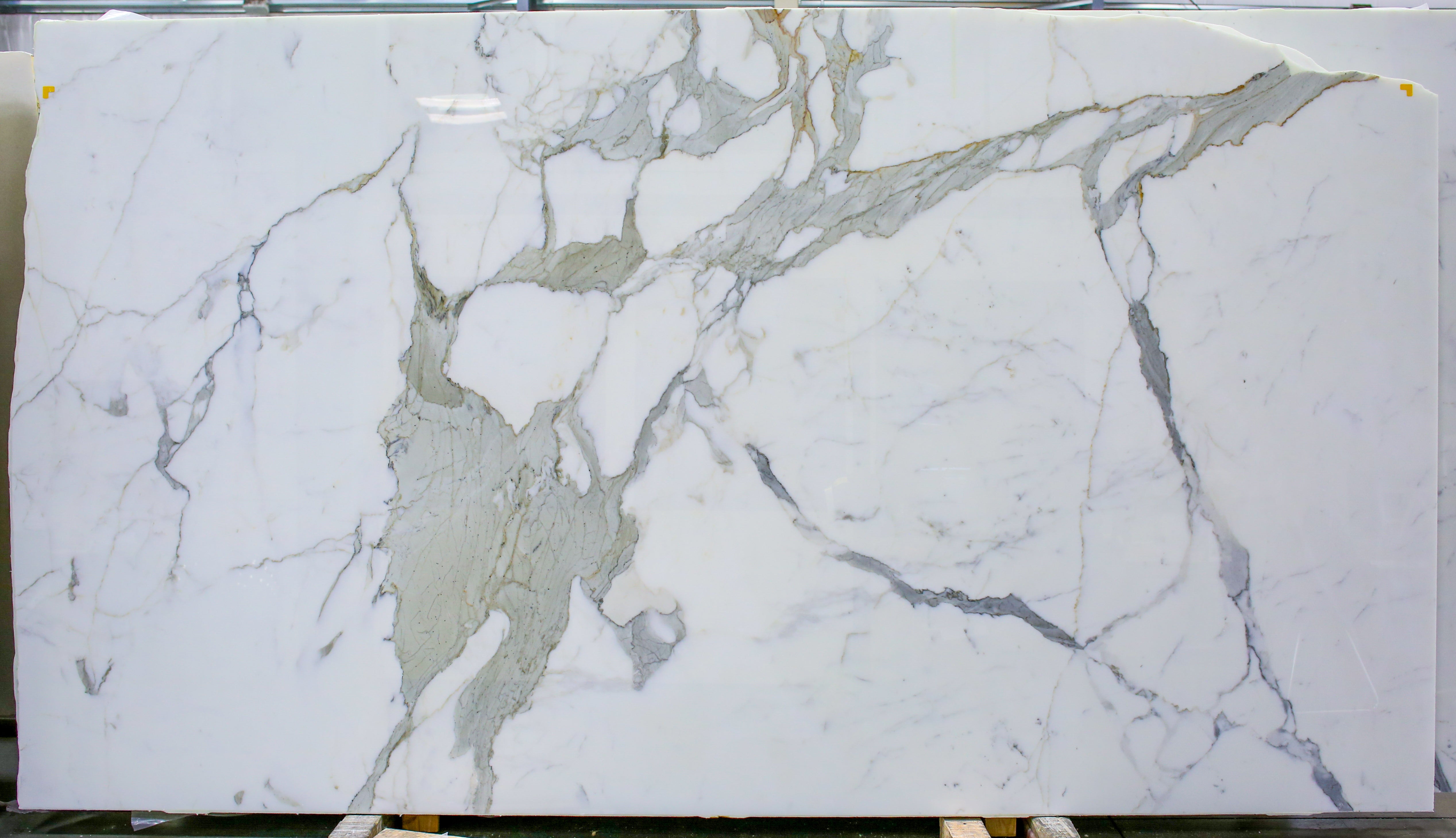  Calacatta Gold A1 Select Marble Slab 1-1/4 - AB0606B#84 -  67X126 