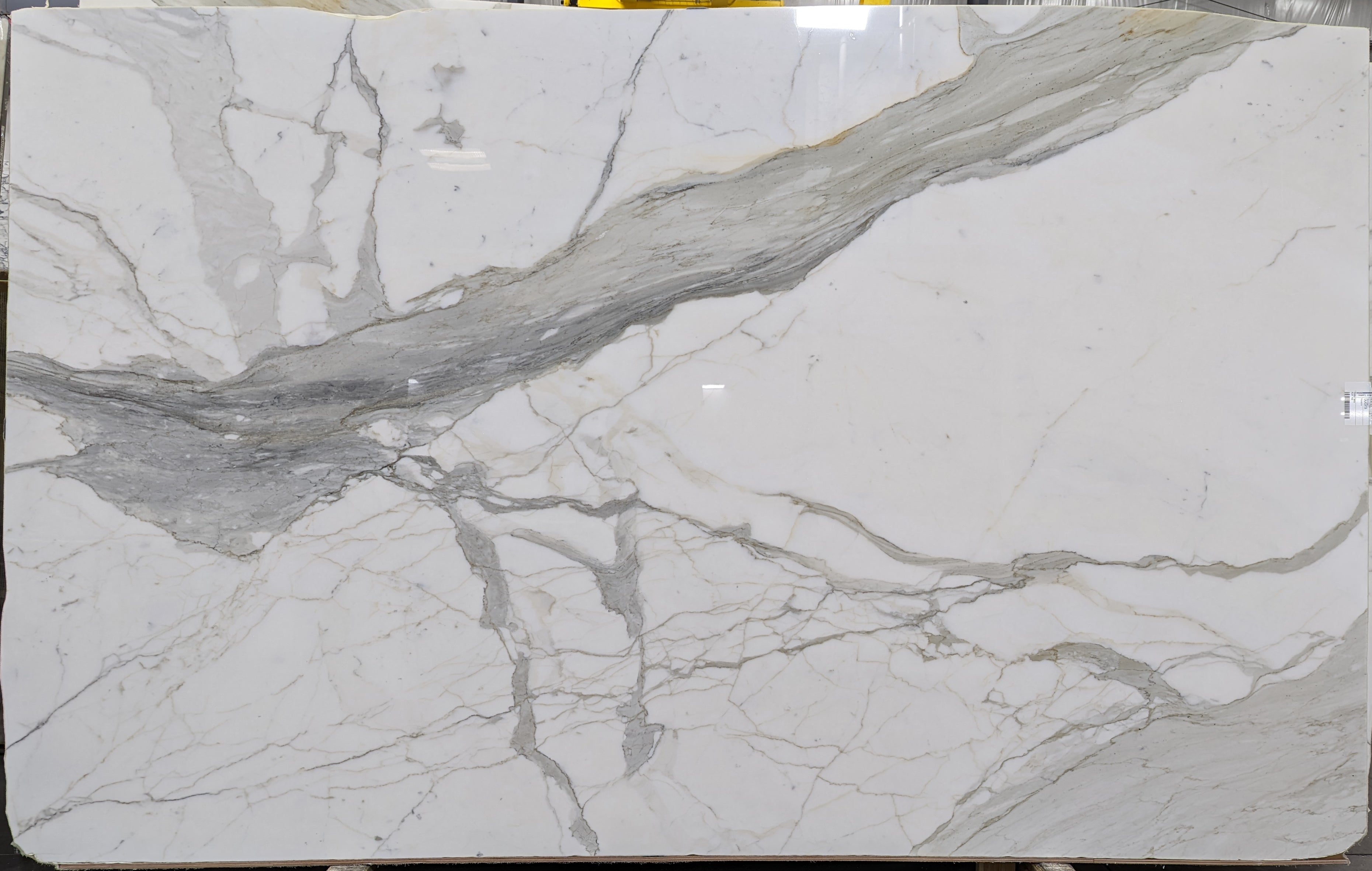  Calacatta Gold A2 Standard Marble Slab 3/4 - PLST722#62 -  75X122 