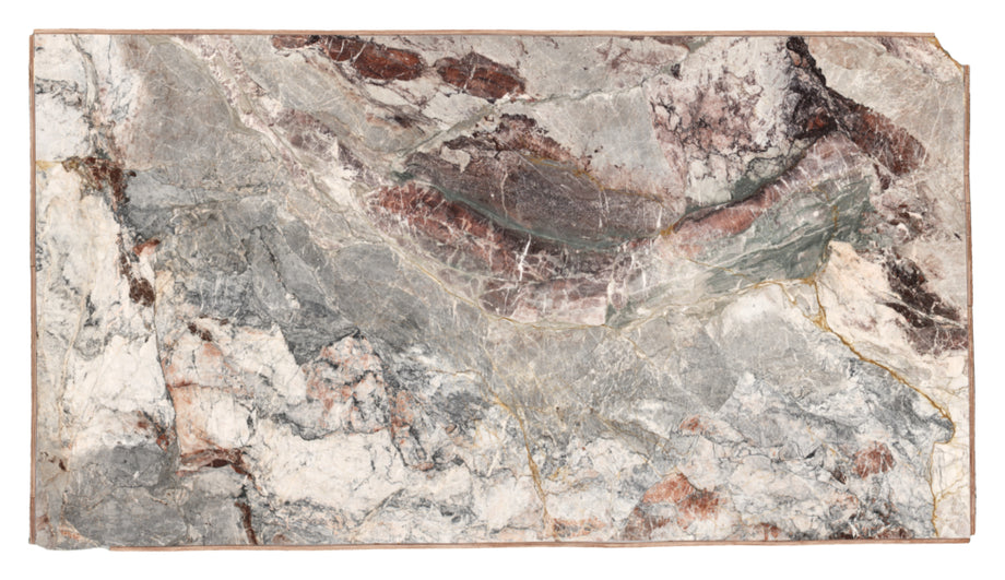  Cherry Blossom Marble Slab 3/4  Honed Stone - P040BD#15 -  64 X 120 VS 