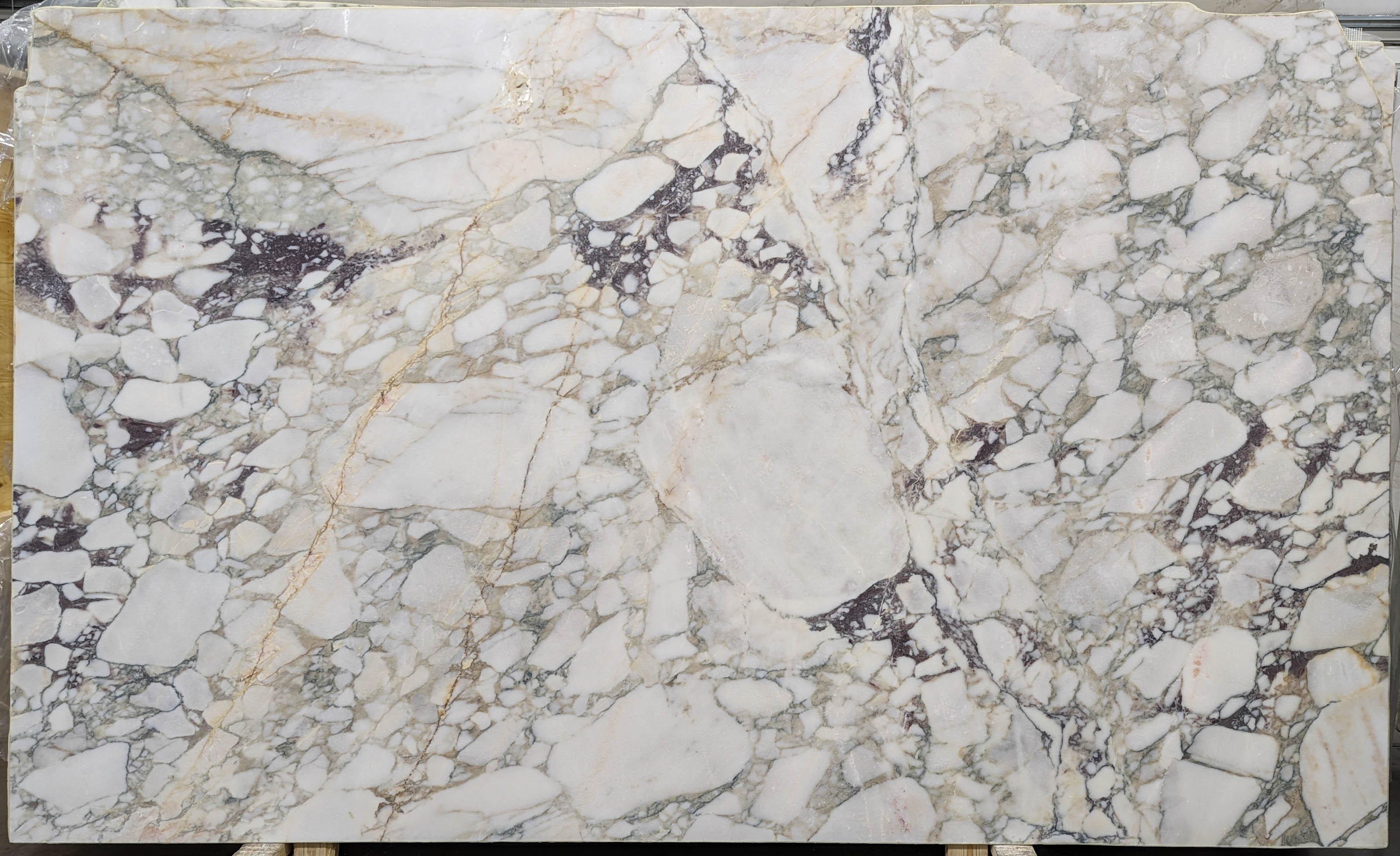  Calacatta Imperiale Marble Slab 3/4  Honed Stone - B8039#09 -  68X116 