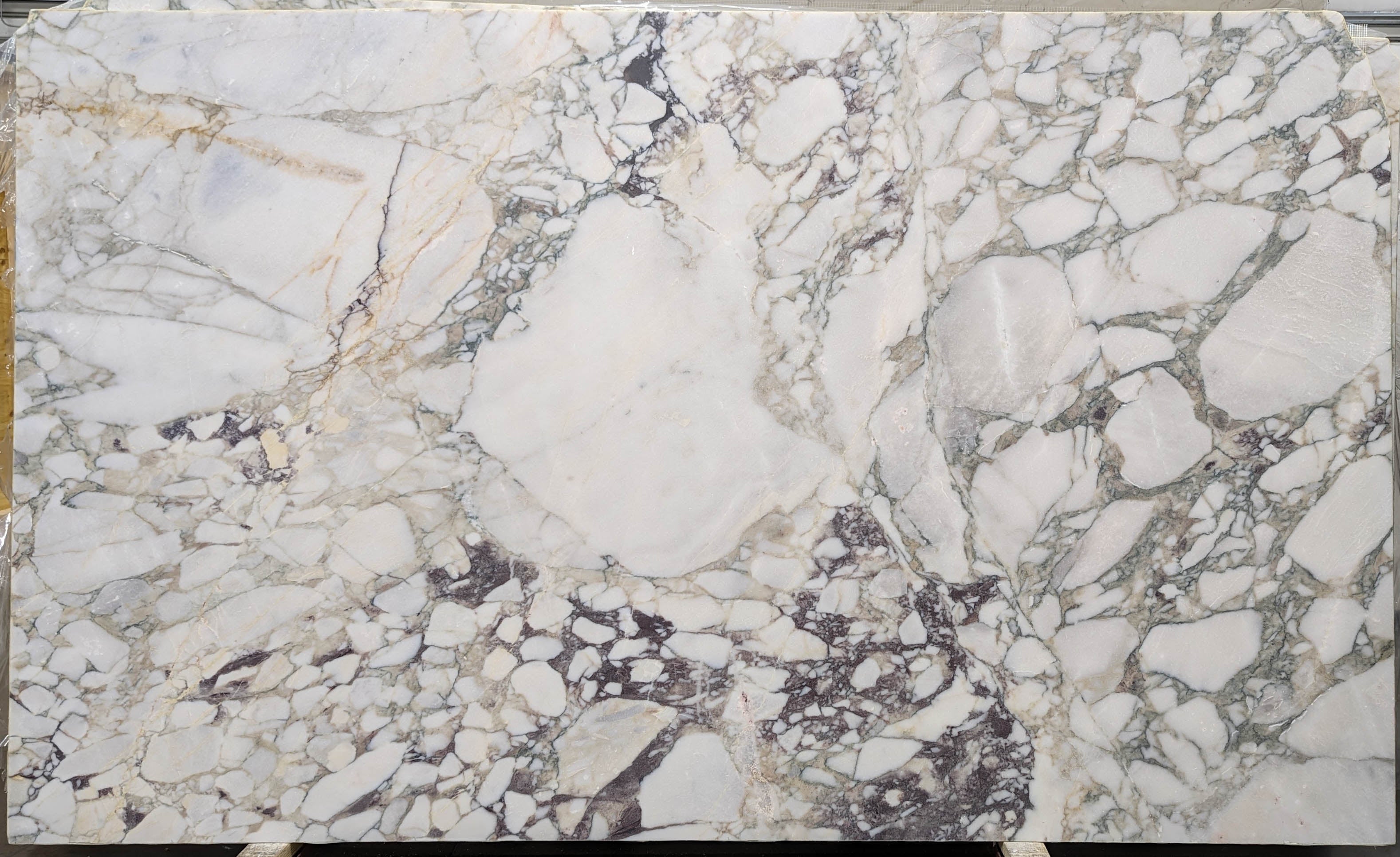  Calacatta Imperiale Marble Slab 3/4  Honed Stone - B8039#23 -  70X115 