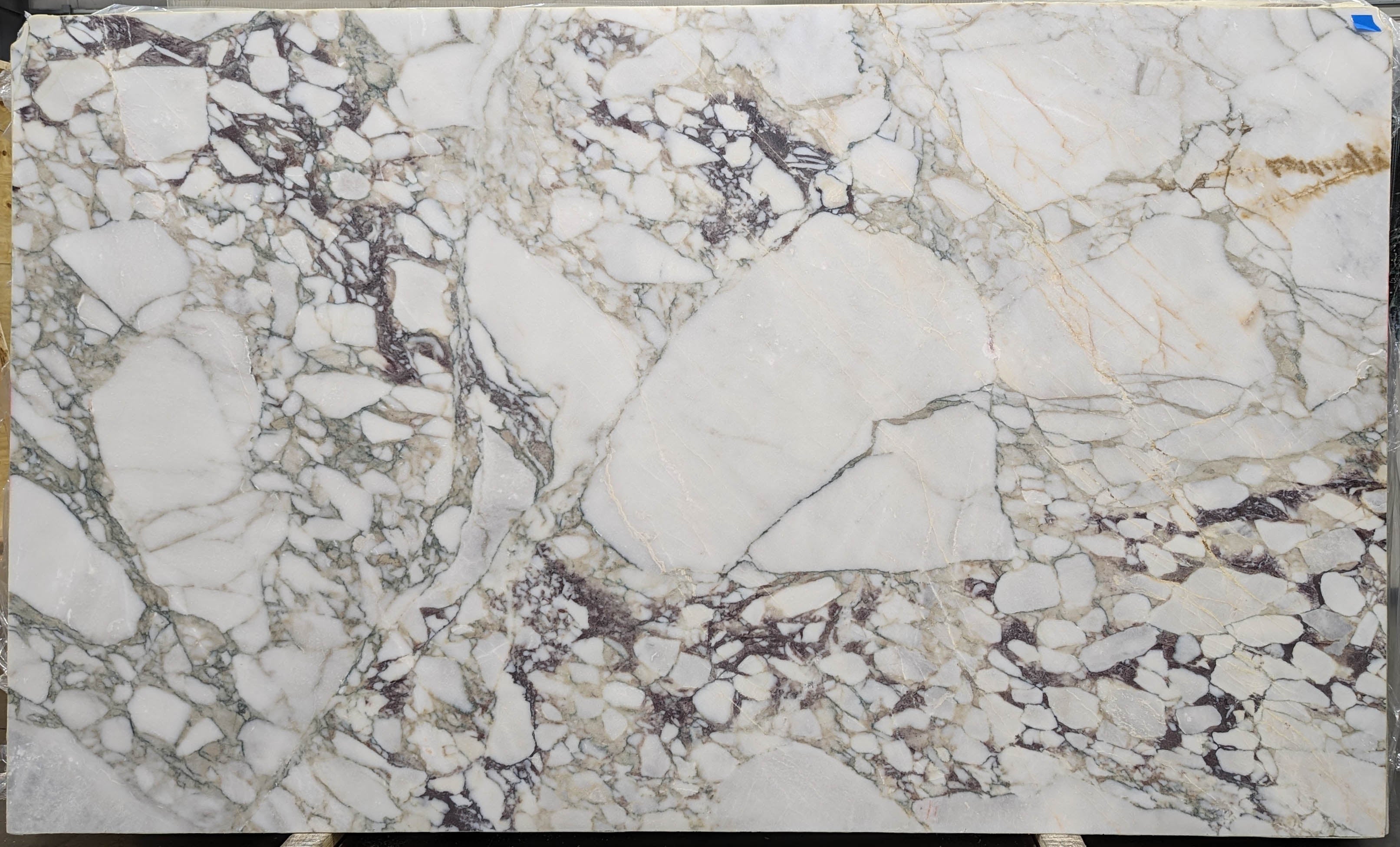  Calacatta Imperiale Marble Slab 3/4  Honed Stone - B8039#34 -  70X117 