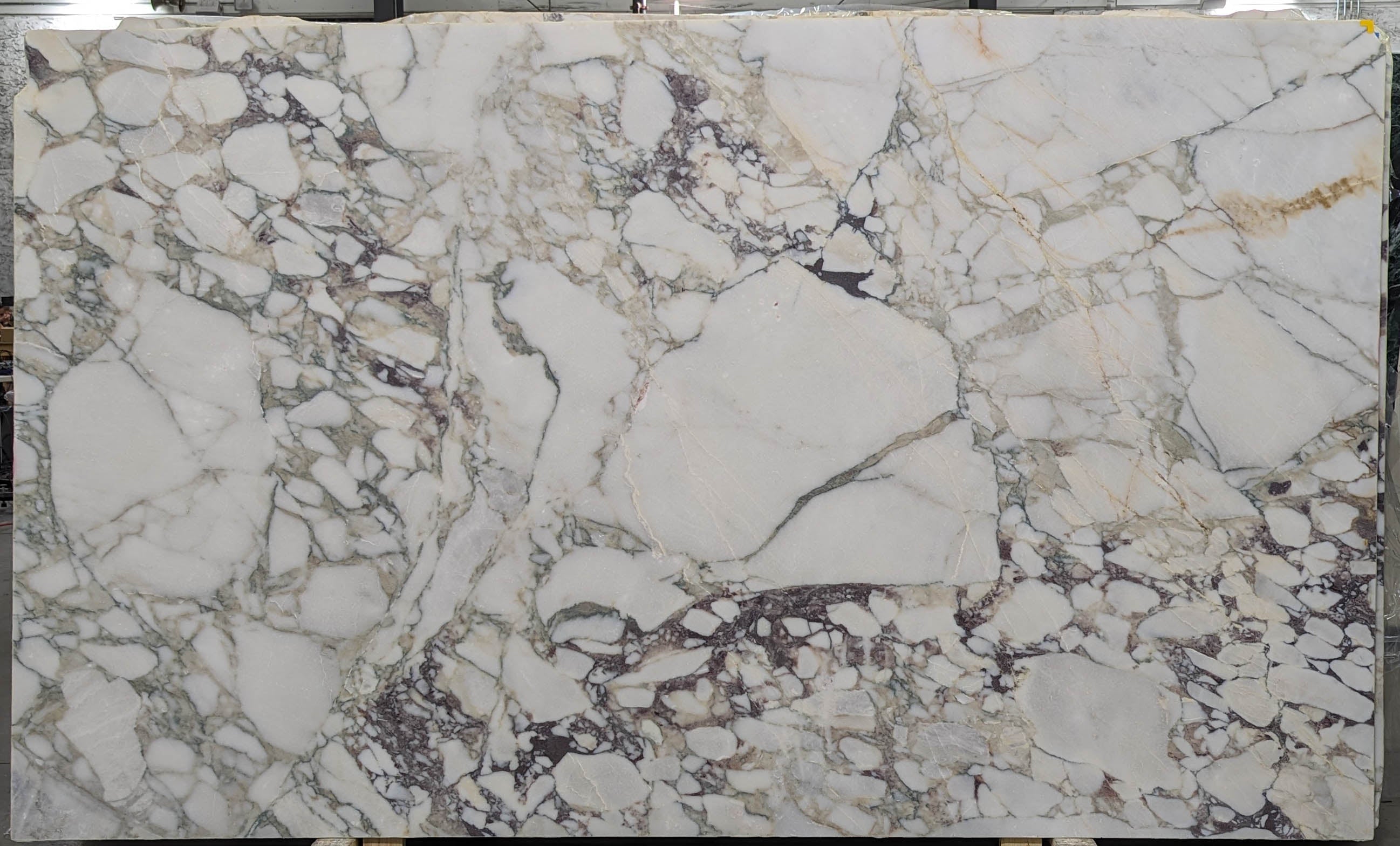  Calacatta Imperiale Marble Slab 3/4  Honed Stone - B8039#38 -  70X117 