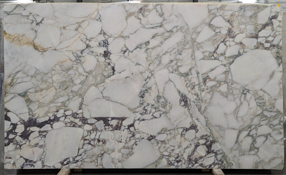  Calacatta Imperiale Marble Slab 3/4  Honed Stone - B8039#43 -  70X118 