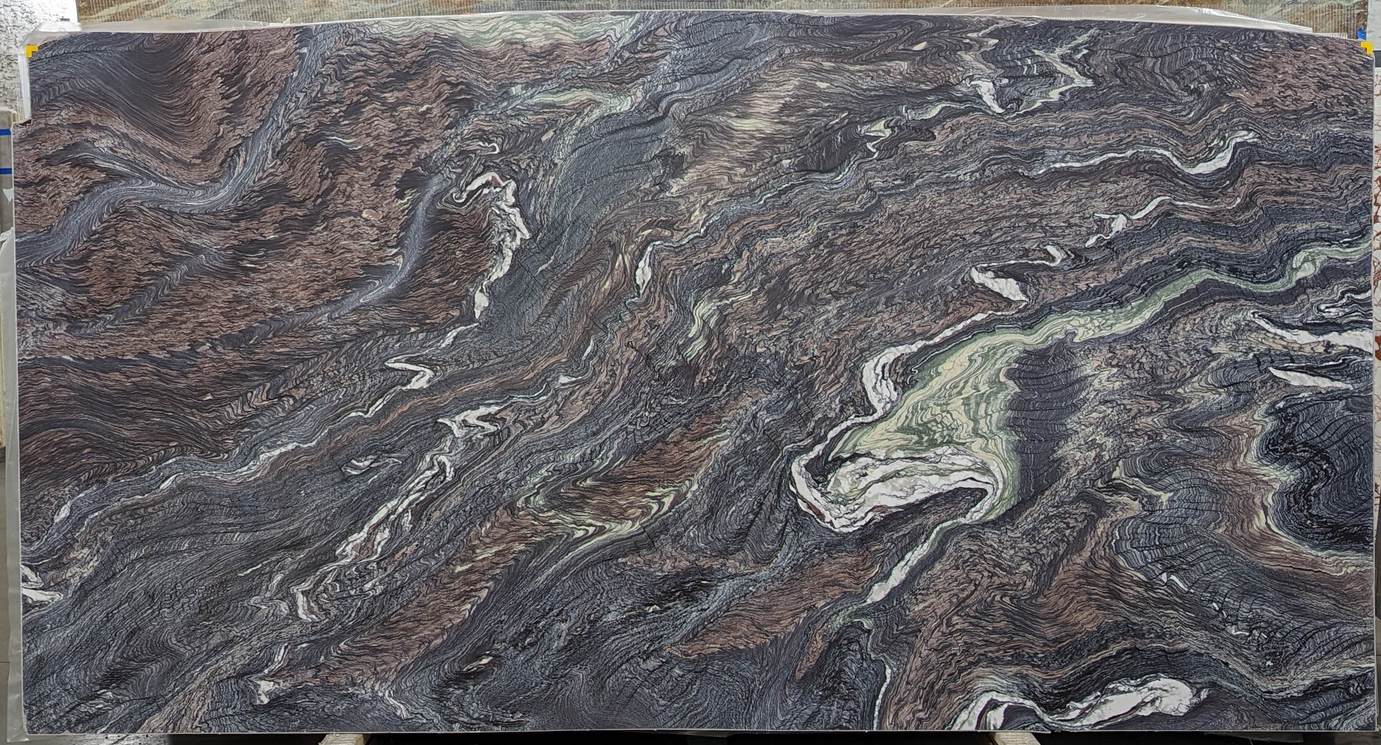  Cipollino%20Ondulato%20Marble%20Slab%203/4%22%20%20Polished%20Stone - B053465A#04 -  65x127 