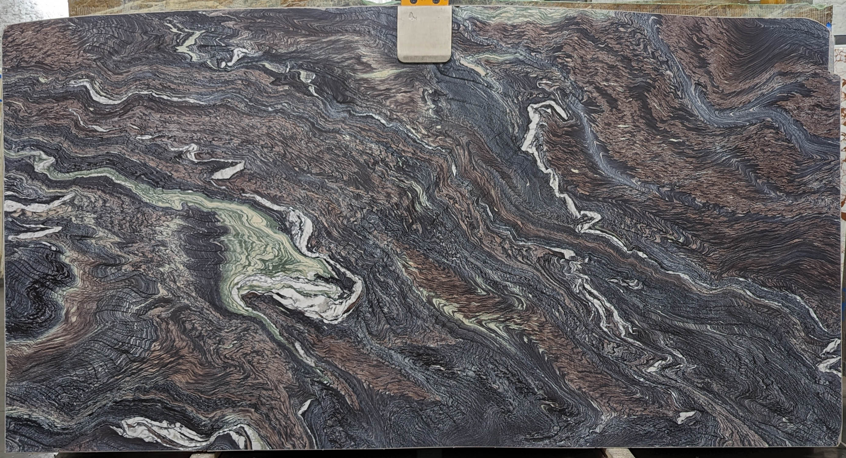  Cipollino%20Ondulato%20Marble%20Slab%203/4%22%20%20Polished%20Stone - B053465A#05 -  65x127 