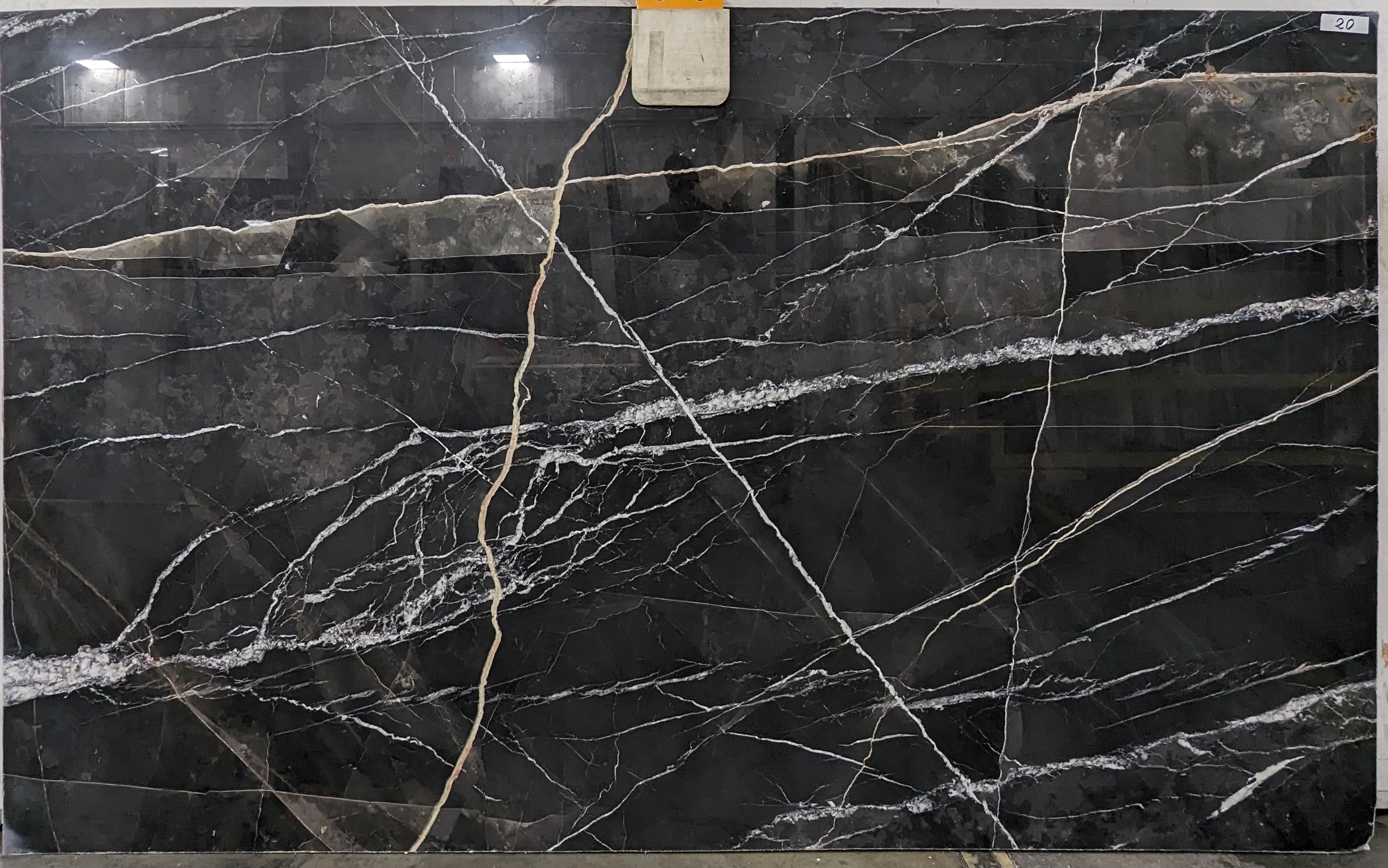  Calacatta Mezzanote Marble Slab 3/4  Polished Stone - B051647#20 -  70x117 