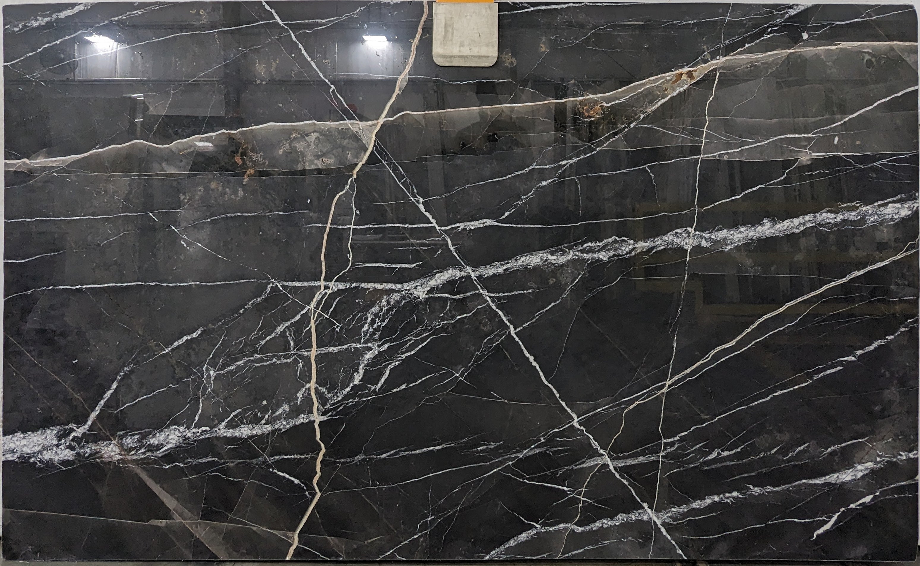  Calacatta Mezzanote Marble Slab 3/4  Polished Stone - B051647#24 -  43x119 