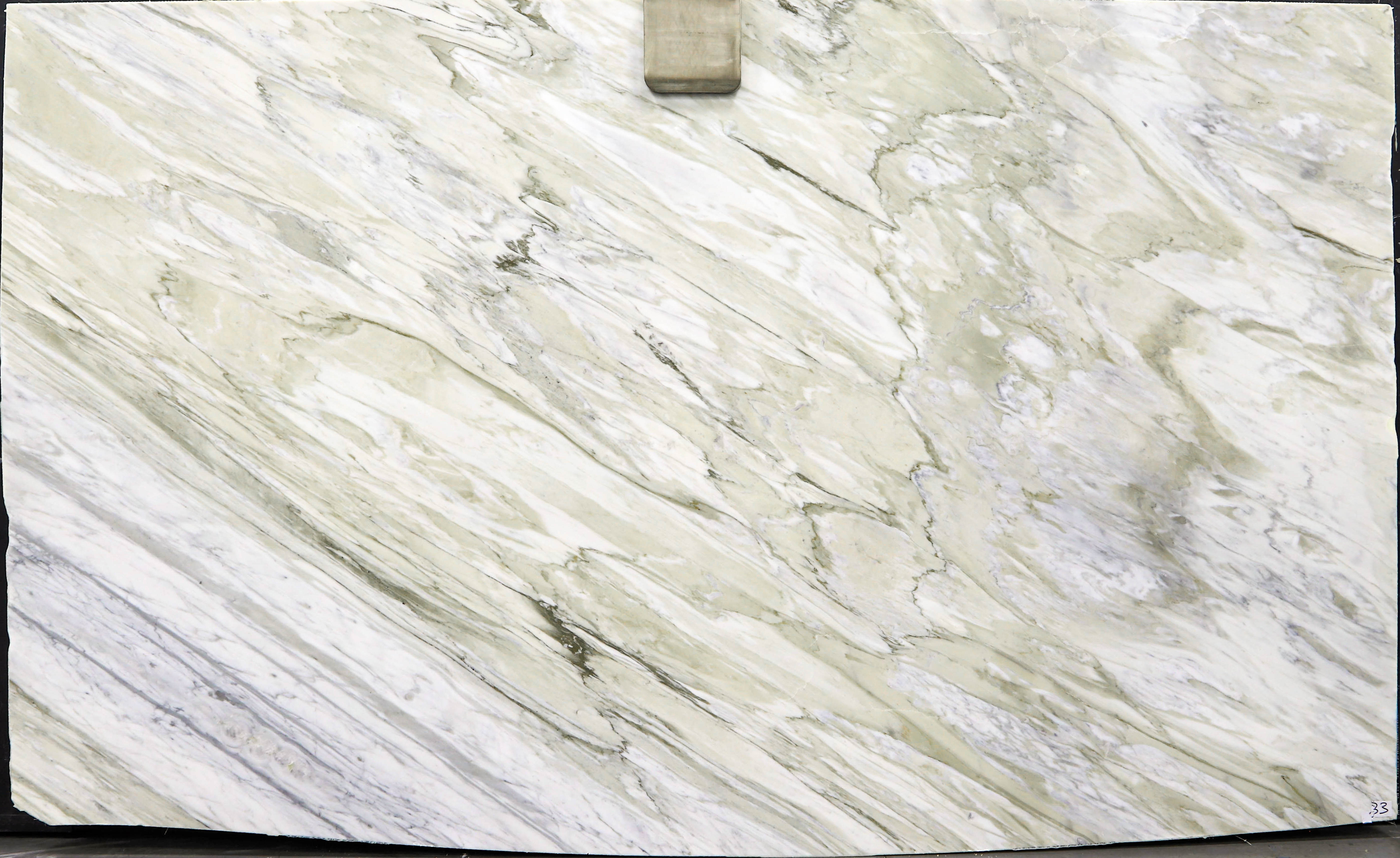  Calacatta Manhattan Marble Slab 3/4  Polished Stone - V3427#33 -  70X123 