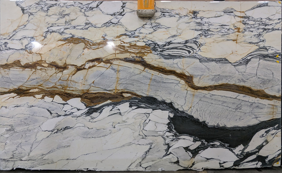  Calacatta Picasso Marble Slab 3/4  Polished Stone - PLST884#01B -  43x132 