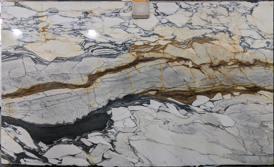  Calacatta Picasso Marble Slab 3/4  Polished Stone - PLST884#02T -  25x131 