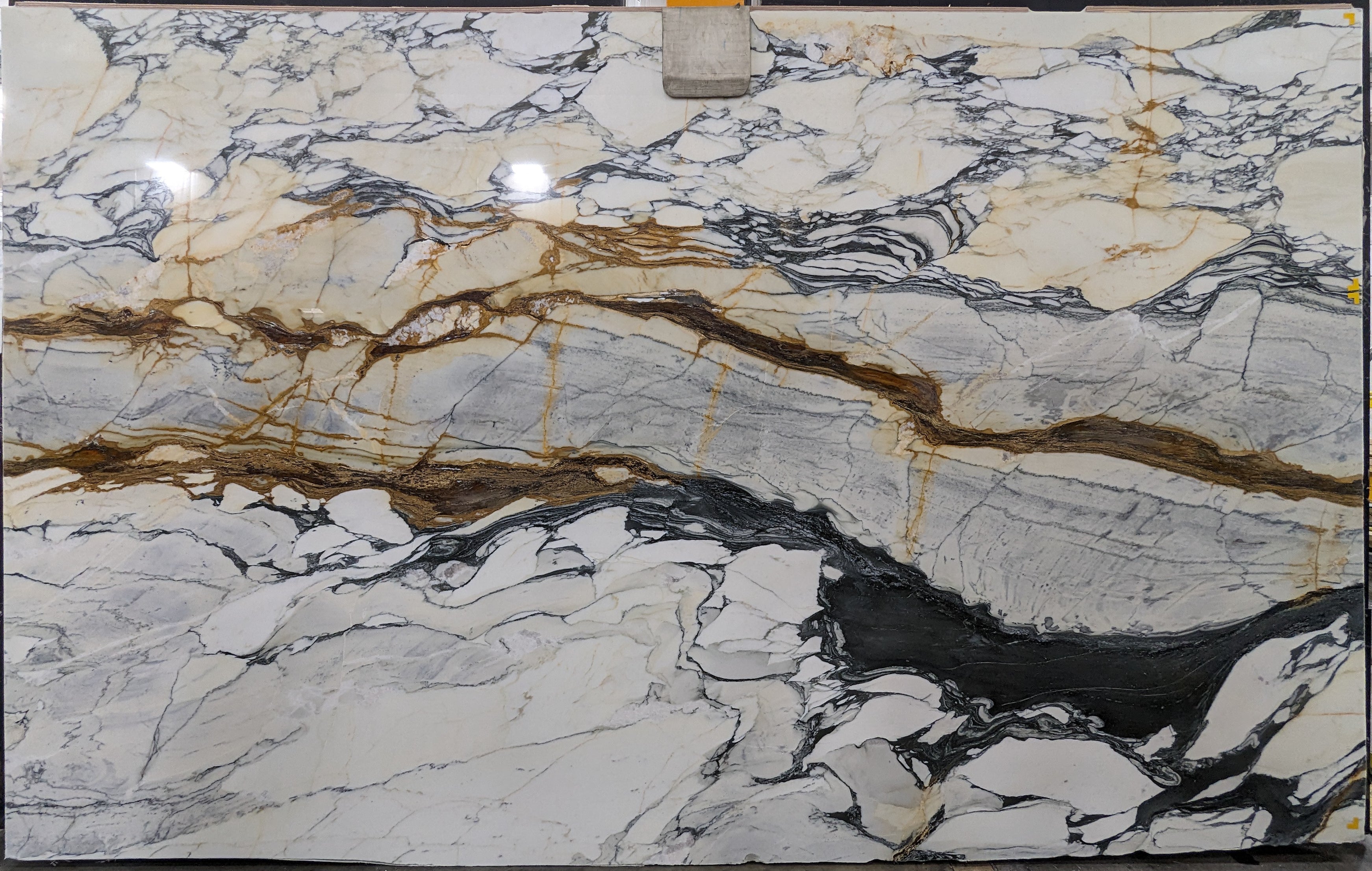  Calacatta%20Picasso%20Marble%20Slab%203/4%22%20%20Polished%20Stone - PLST884#03T -  26x131 