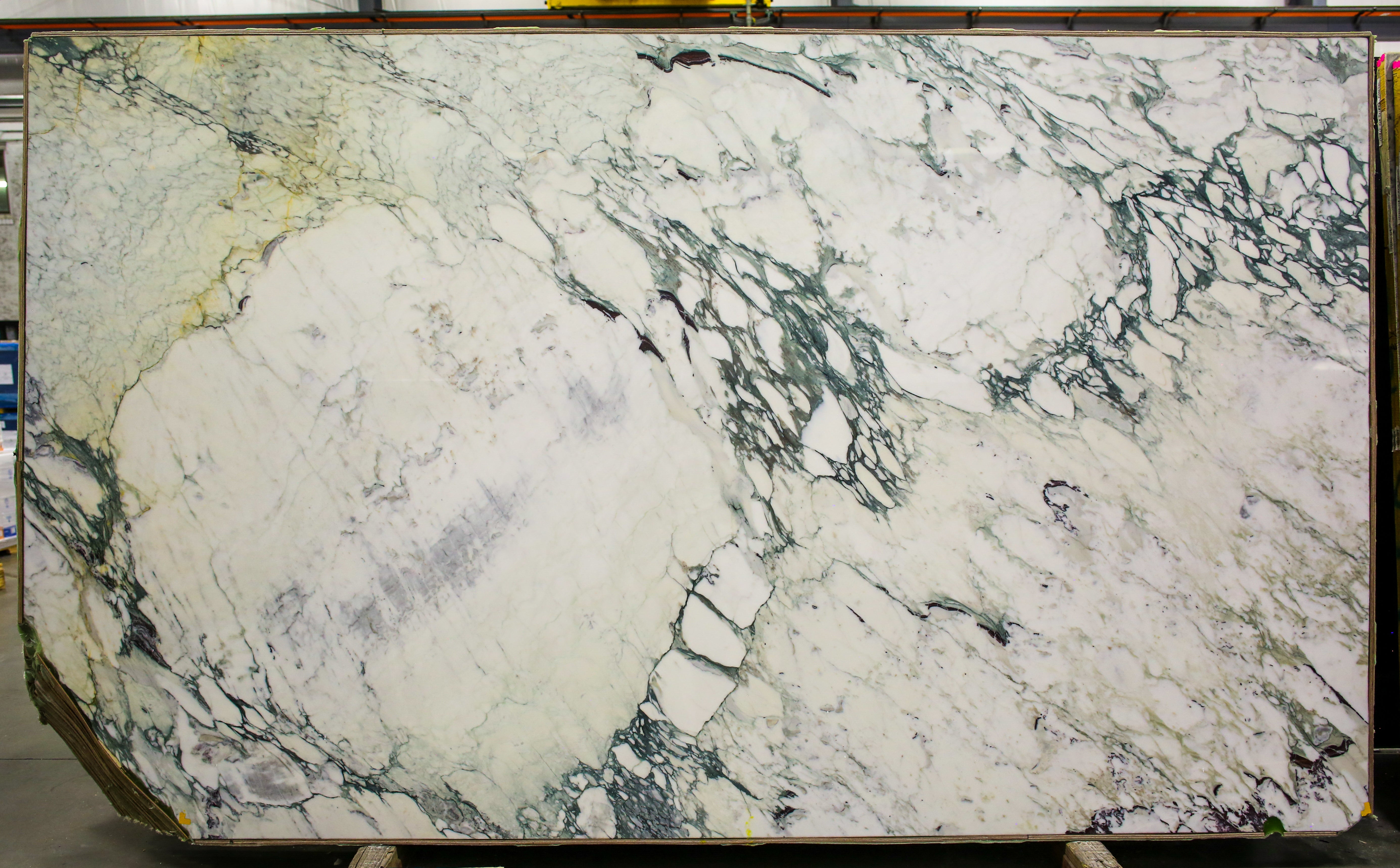  Calacatta Turquoise Marble Slab 3/4 - 93213#12 -  77X118 