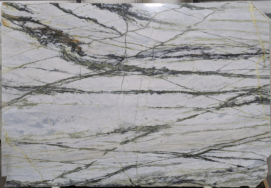  Calacatta Verde Marble Slab 3/4 - 21921#38 -  54X106 