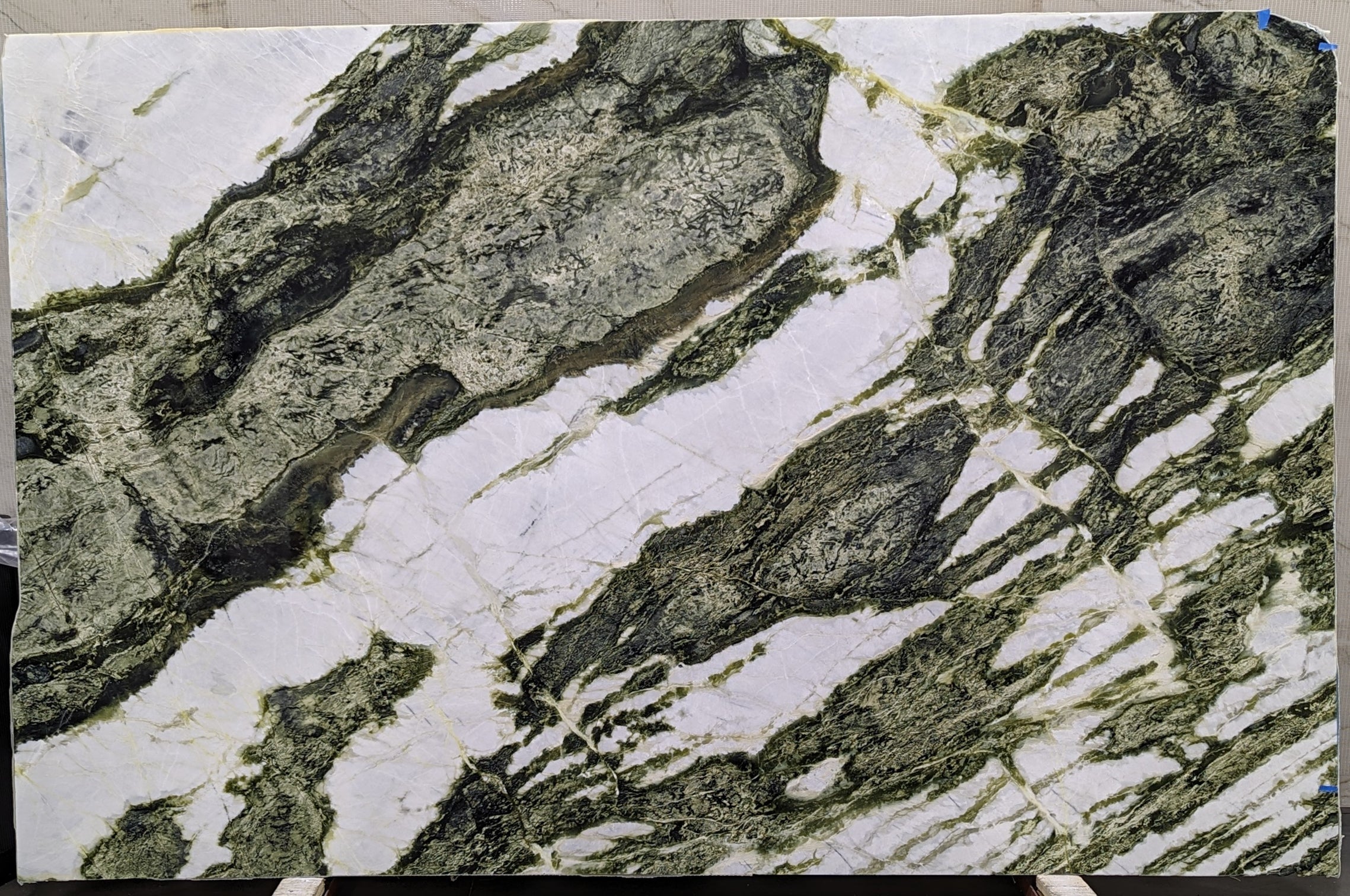  Calacatta Verde Marble Slab 3/4 - 711/B#17 -  59X108 