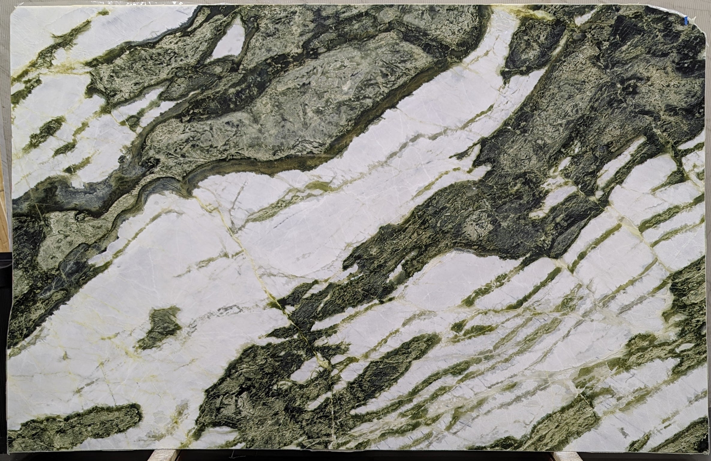  Calacatta Verde Marble Slab 3/4 - 711/B#25 -  68X105 