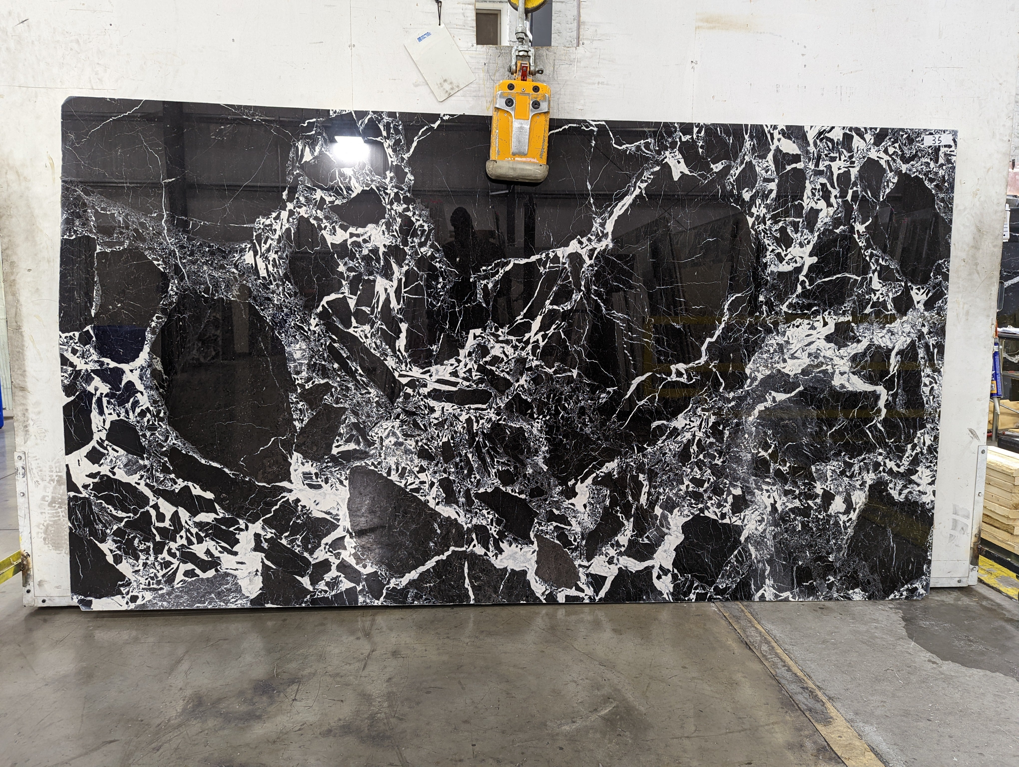  Grand%20Antique%20Marble%20Slab%203/4%22%20%20Polished%20Stone - B051703#35 -  *68x121 