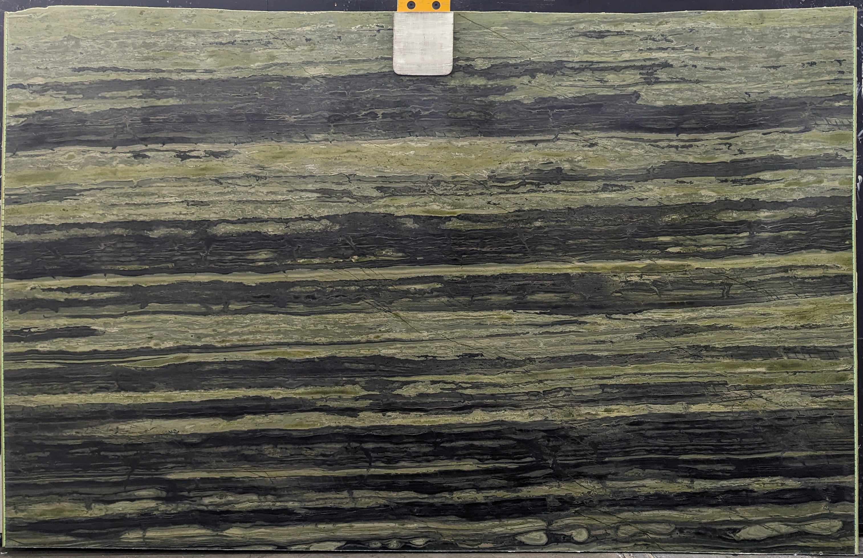  Green Bamboo Quartzite Slab 3/4  Polished Stone - 6340#30 -  73x117 