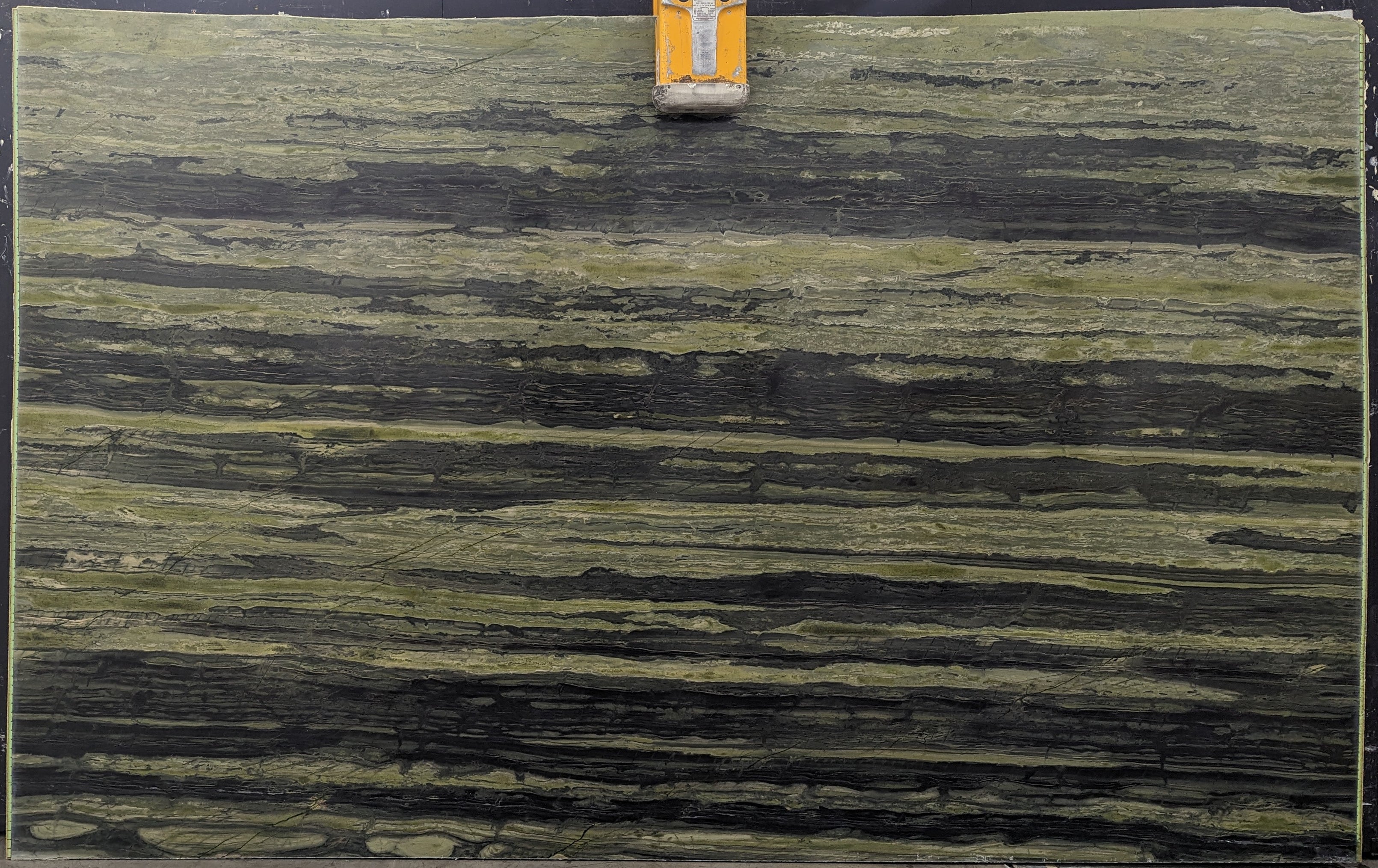  Green Bamboo Quartzite Slab 3/4  Polished Stone - 6340#31 -  73x117 