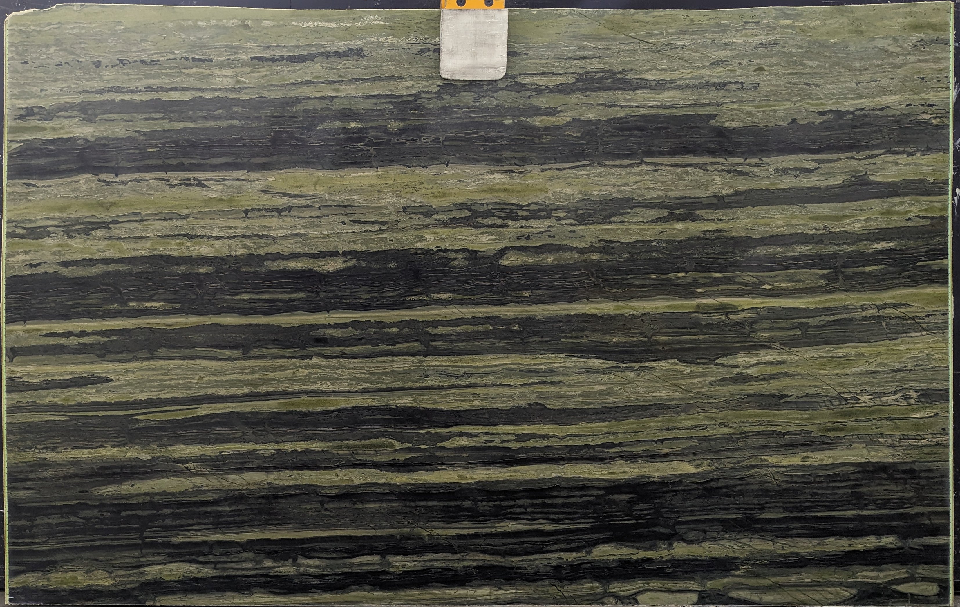  Green Bamboo Quartzite Slab 3/4  Polished Stone - 6340#32 -  73x117 