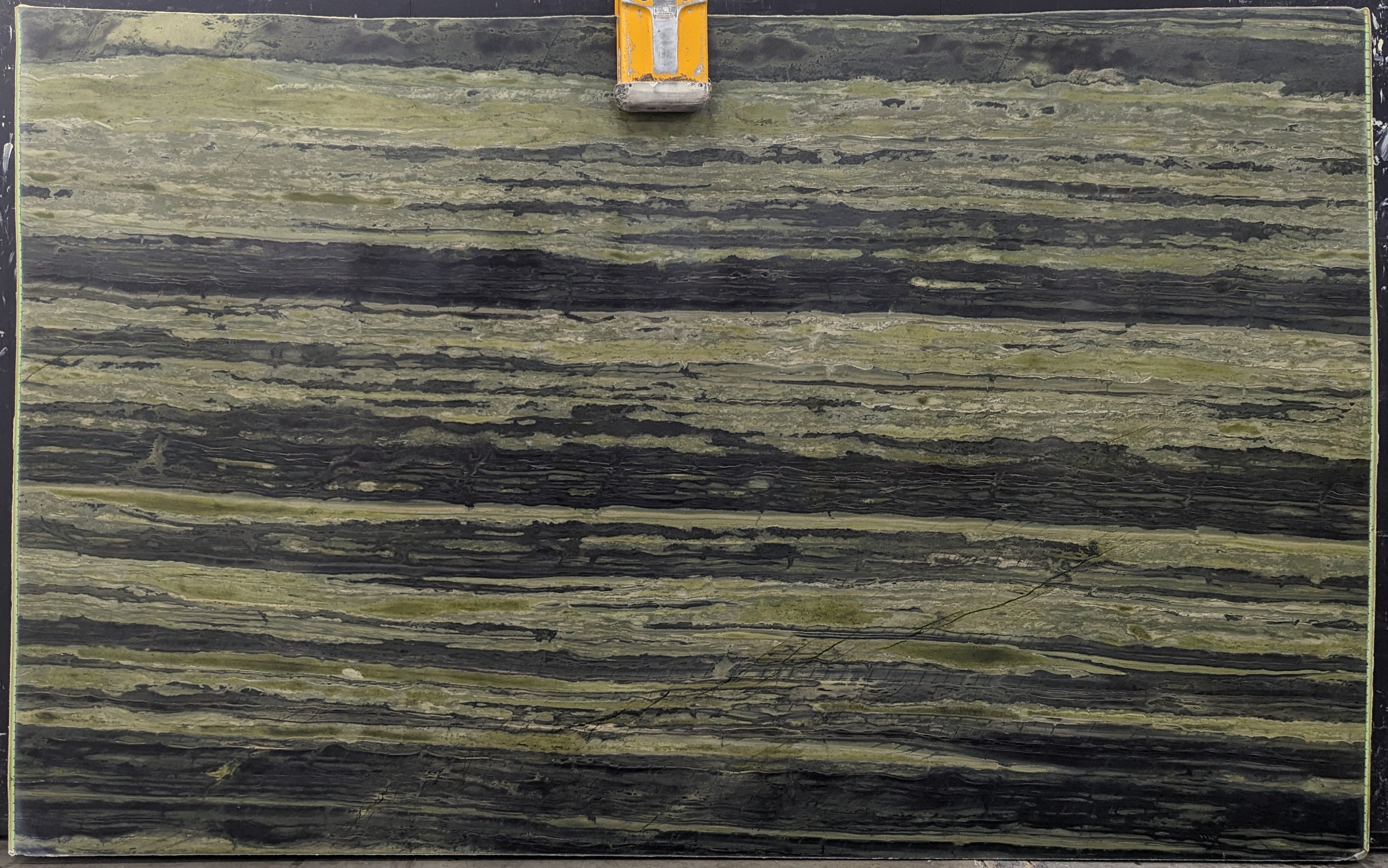  Green Bamboo Quartzite Slab 3/4  Polished Stone - 6340#33 -  73x117 