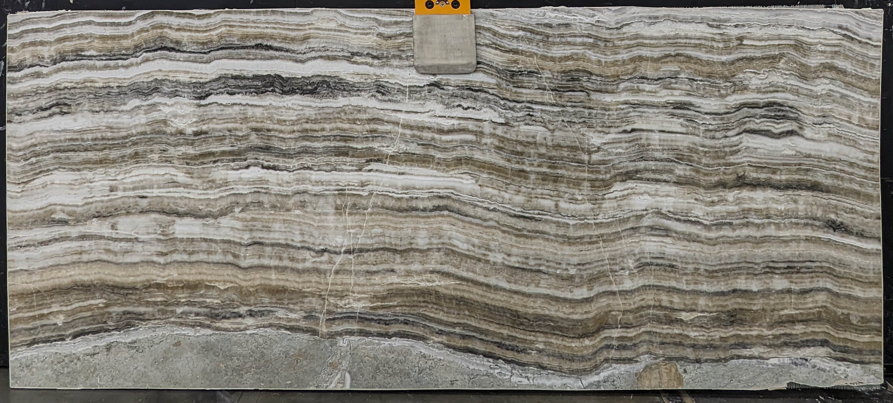  Grey%20Onyx%20Slab%203/4%22%20%20Polished%20Stone - KM22521#34 -  48x117 