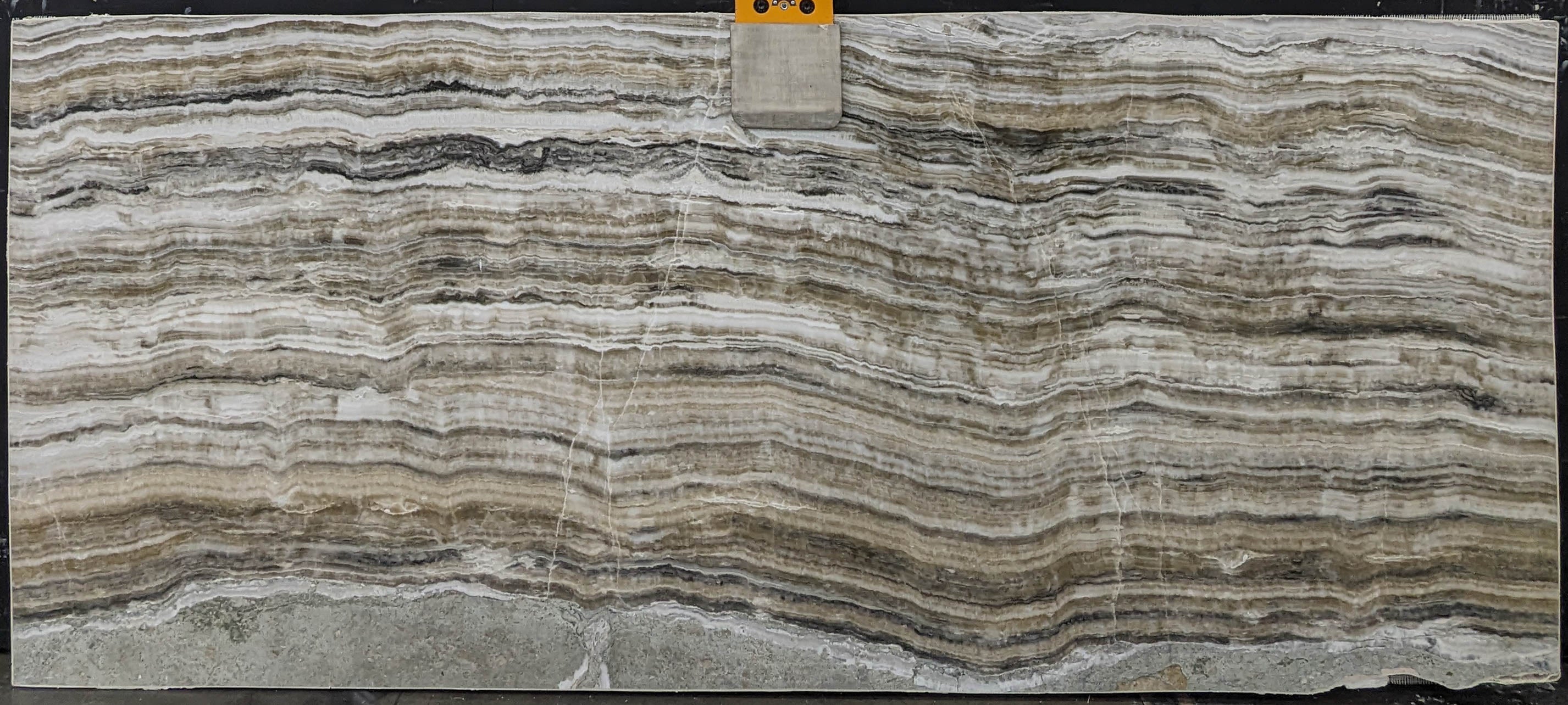  Grey%20Onyx%20Slab%203/4%22%20%20Polished%20Stone - KM22521#36 -  48x117 