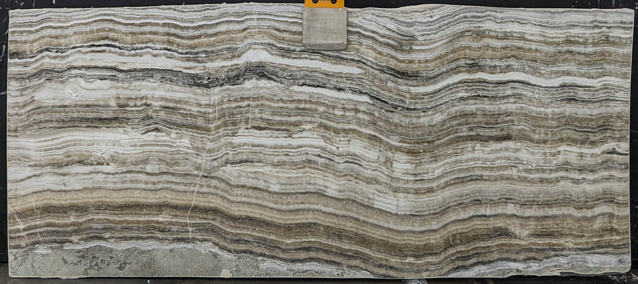  Grey Onyx Slab 3/4  Polished Stone - KM22521#48 -  48x118 