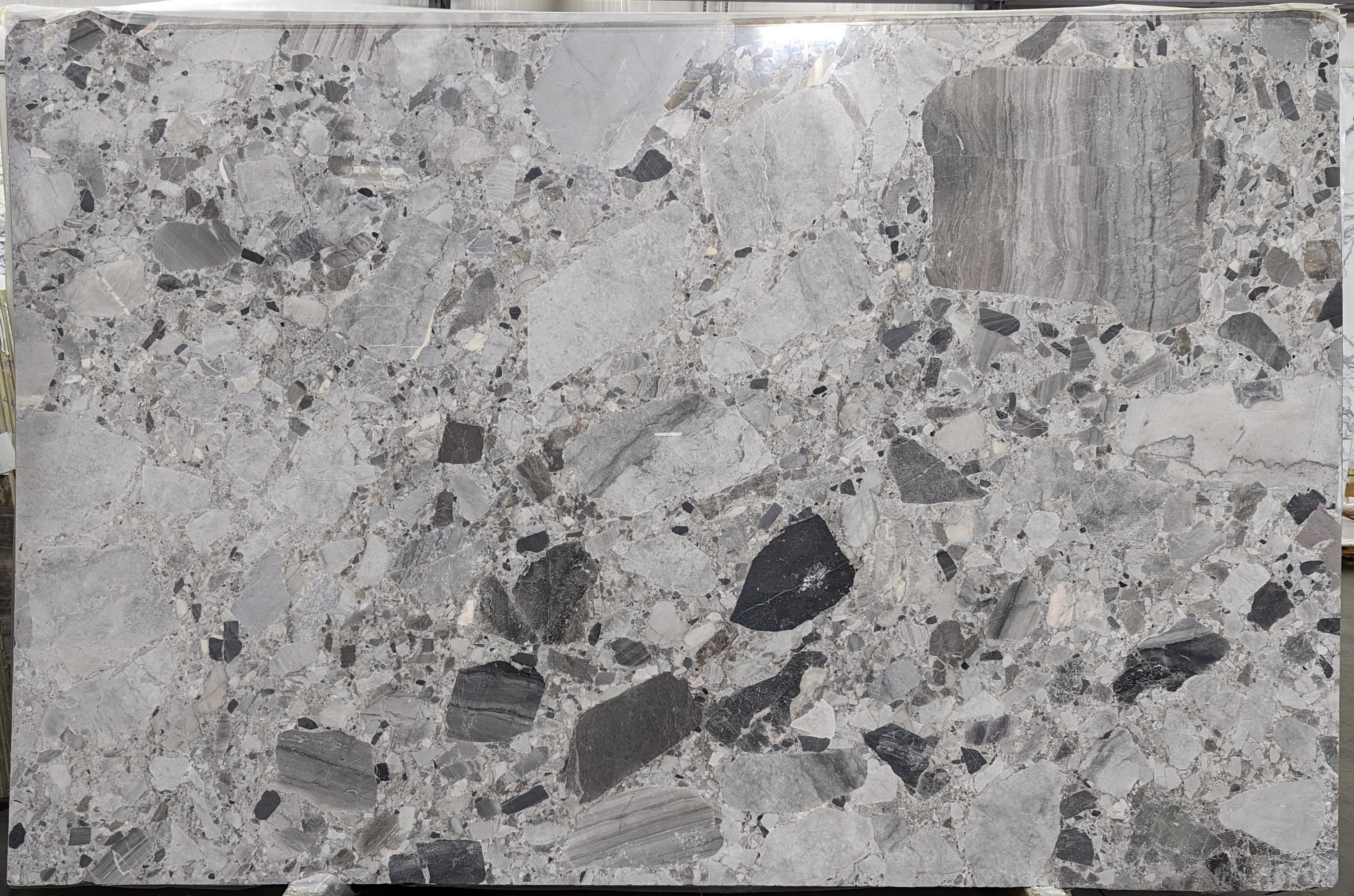  Grigio Volcano Marble Slab 3/4  Polished Stone - 13579M#26 -  73x115 