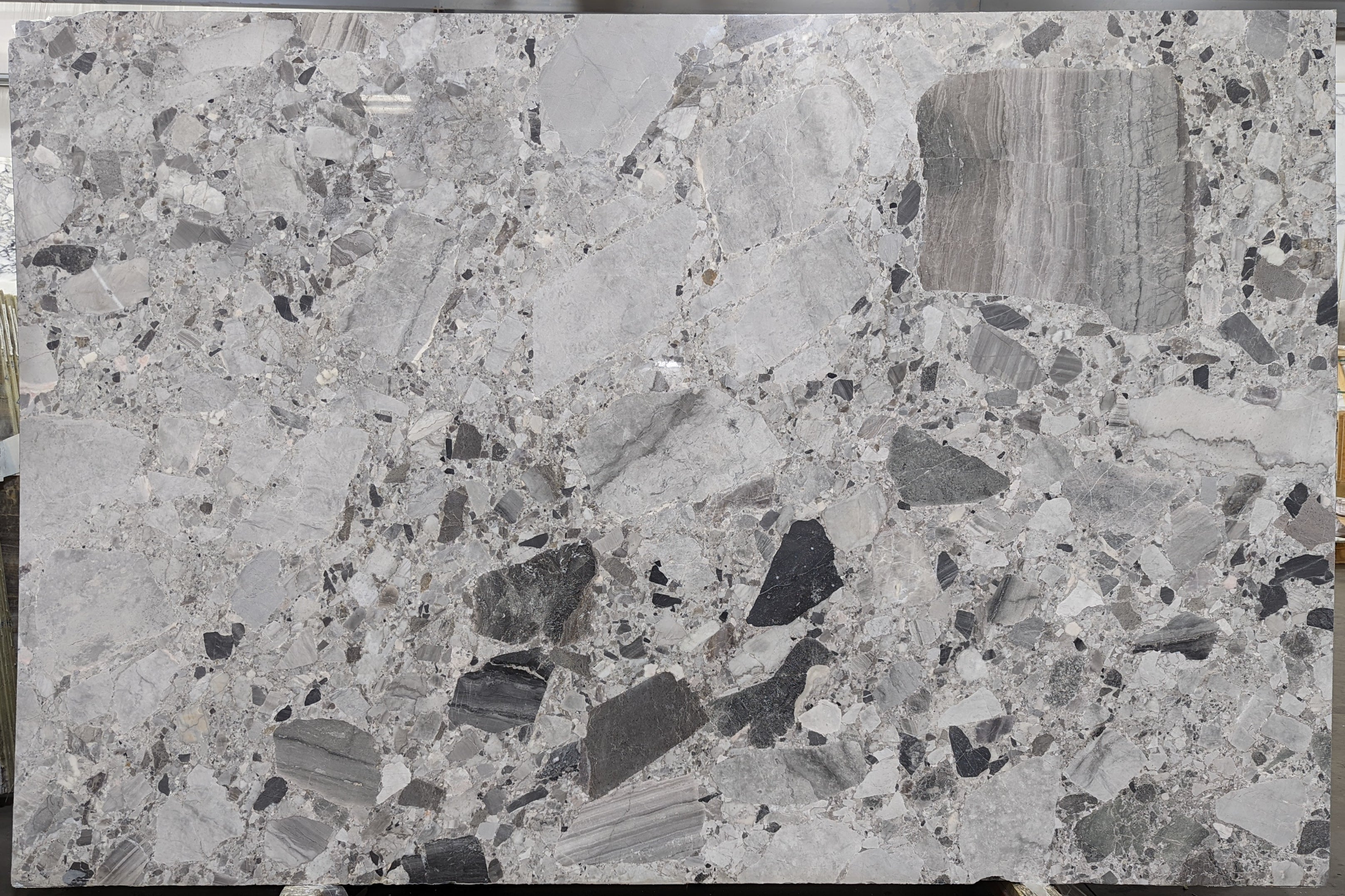  Grigio Volcano Marble Slab 3/4  Polished Stone - 13579M#27 -  73x115 