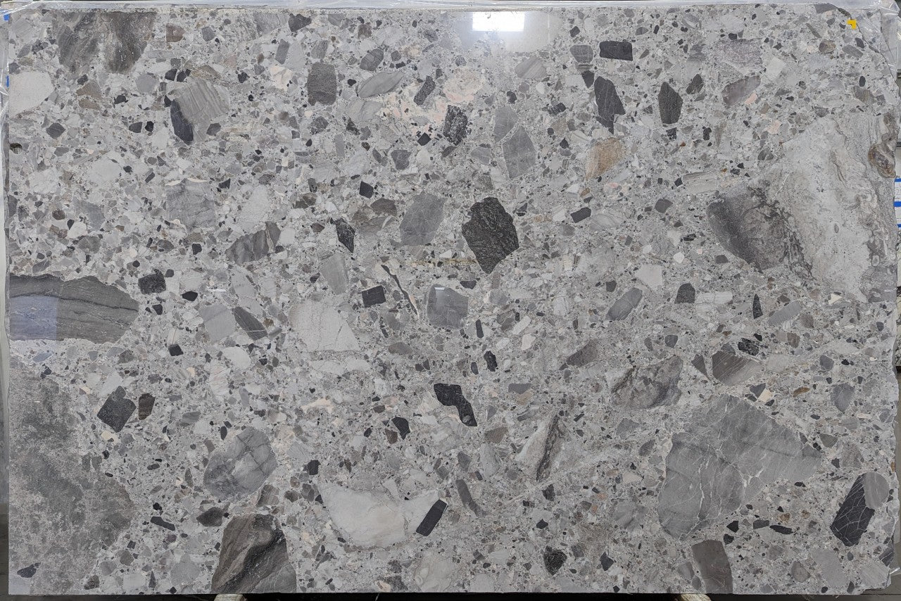  Grigio%20Volcano%20Marble%20Slab%203/4%22%20%20Polished%20Stone - 14398#04 -  75X110 