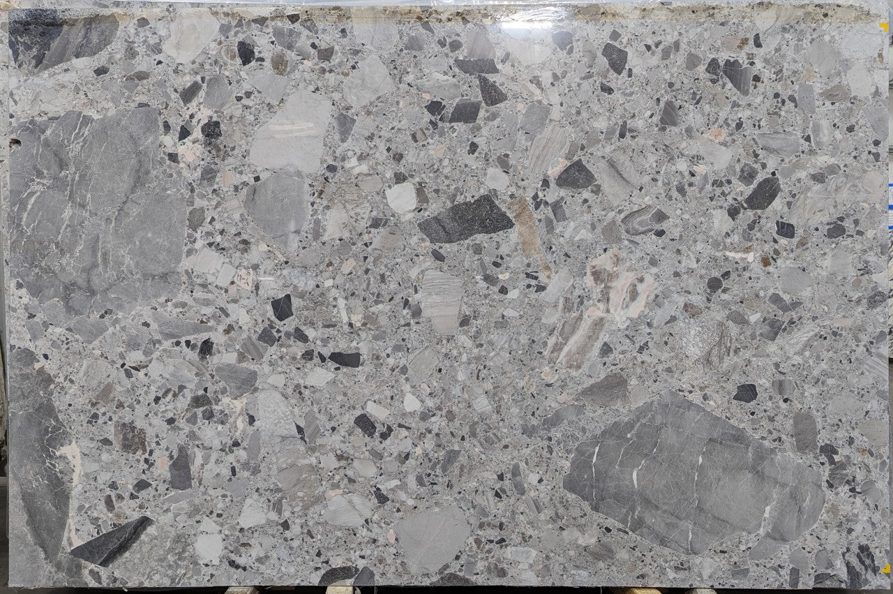  Grigio Volcano Marble Slab 3/4  Polished Stone - 14398#12 -  72X116 