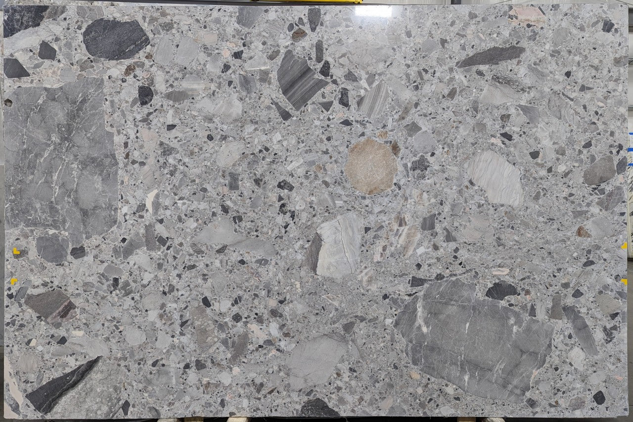  Grigio Volcano Marble Slab 3/4  Polished Stone - 14398#16T -  45X116 