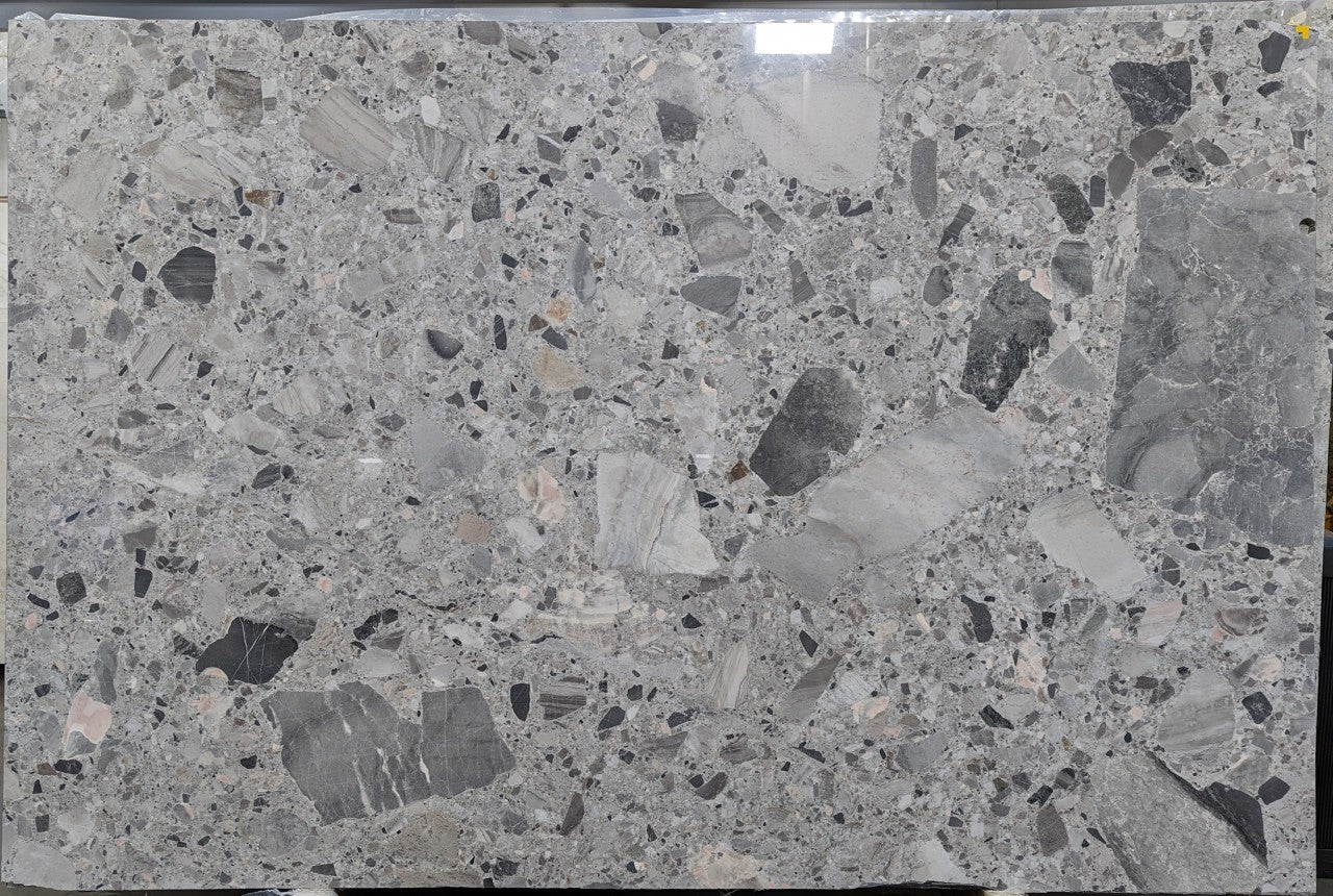  Grigio%20Volcano%20Marble%20Slab%203/4%22%20%20Polished%20Stone - 14398#22 -  76X116 