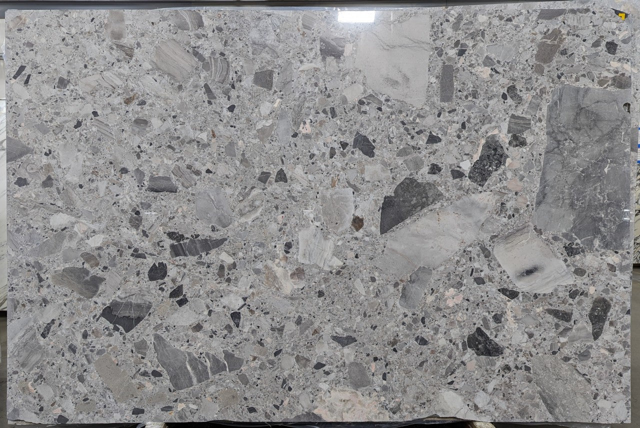  Grigio%20Volcano%20Marble%20Slab%203/4%22%20%20Polished%20Stone - 14398#24 -  75X116 