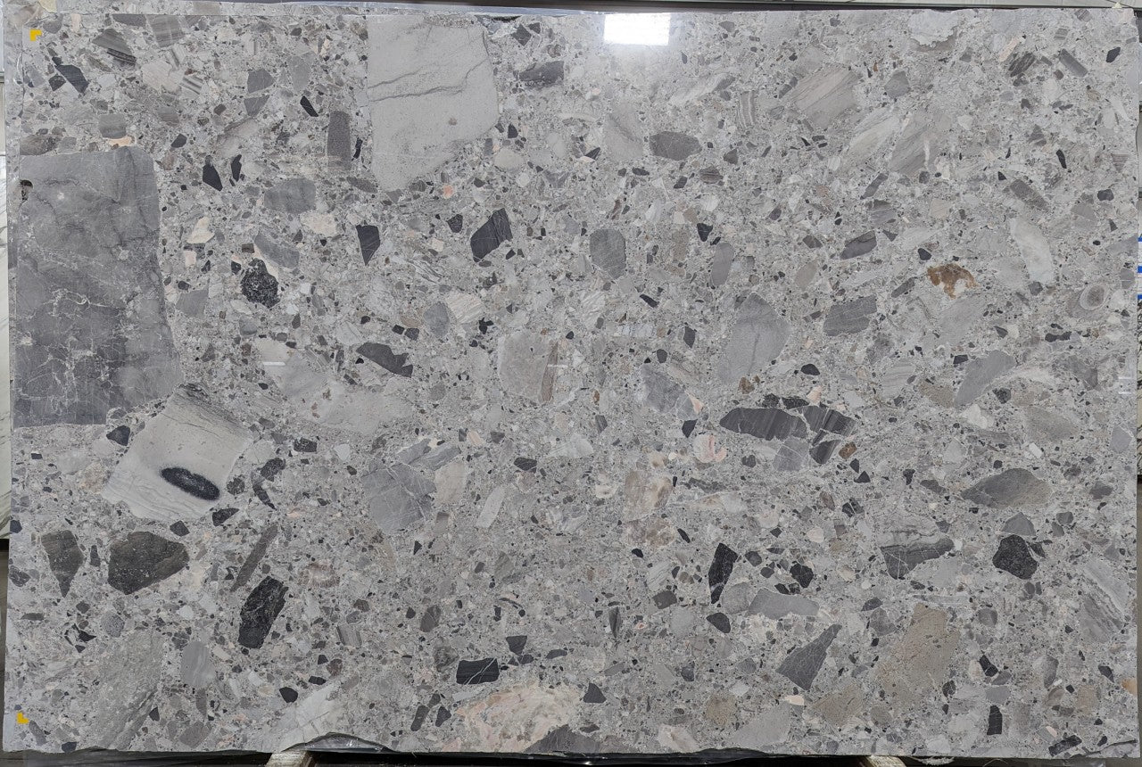  Grigio Volcano Marble Slab 3/4  Polished Stone - 14398#25 -  71X116 