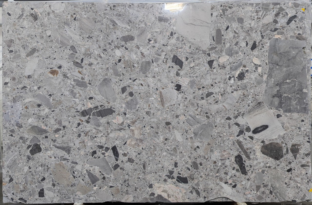  Grigio%20Volcano%20Marble%20Slab%203/4%22%20%20Polished%20Stone - 14398#26 -  70X116 