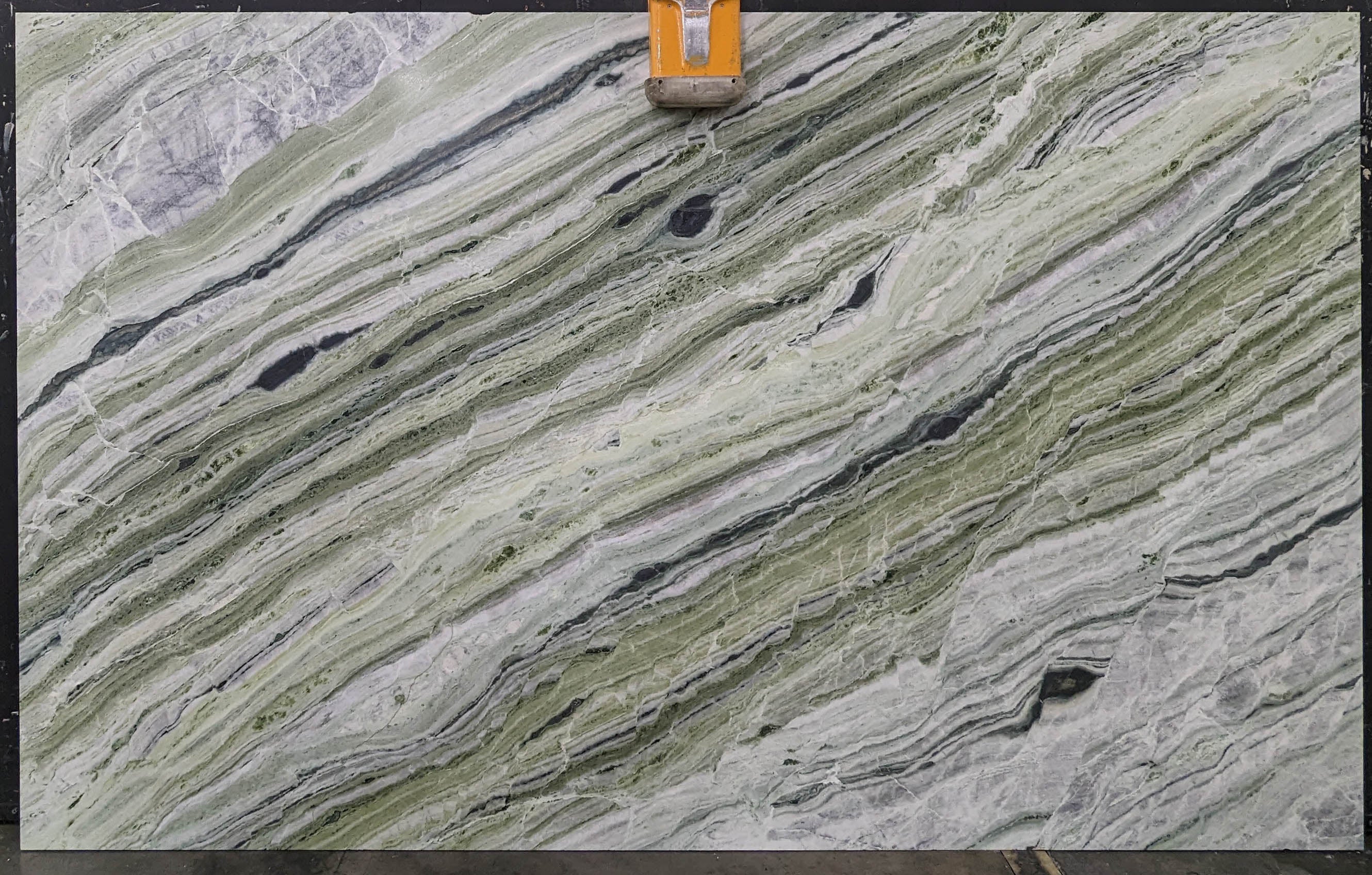 Matcha Verde Marble Slab 3/4  Honed Stone - L5254#03 -  72x115 