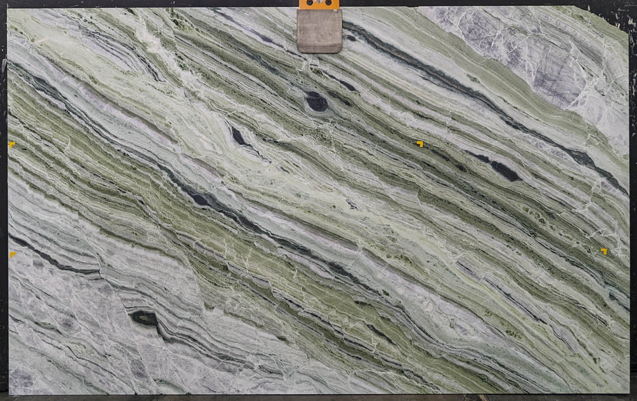  Matcha Verde Marble Slab 3/4  Honed Stone - L5254#04 -  42x78 