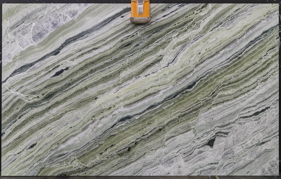  Matcha Verde Marble Slab 3/4  Honed Stone - L5254#06 -  72x115 