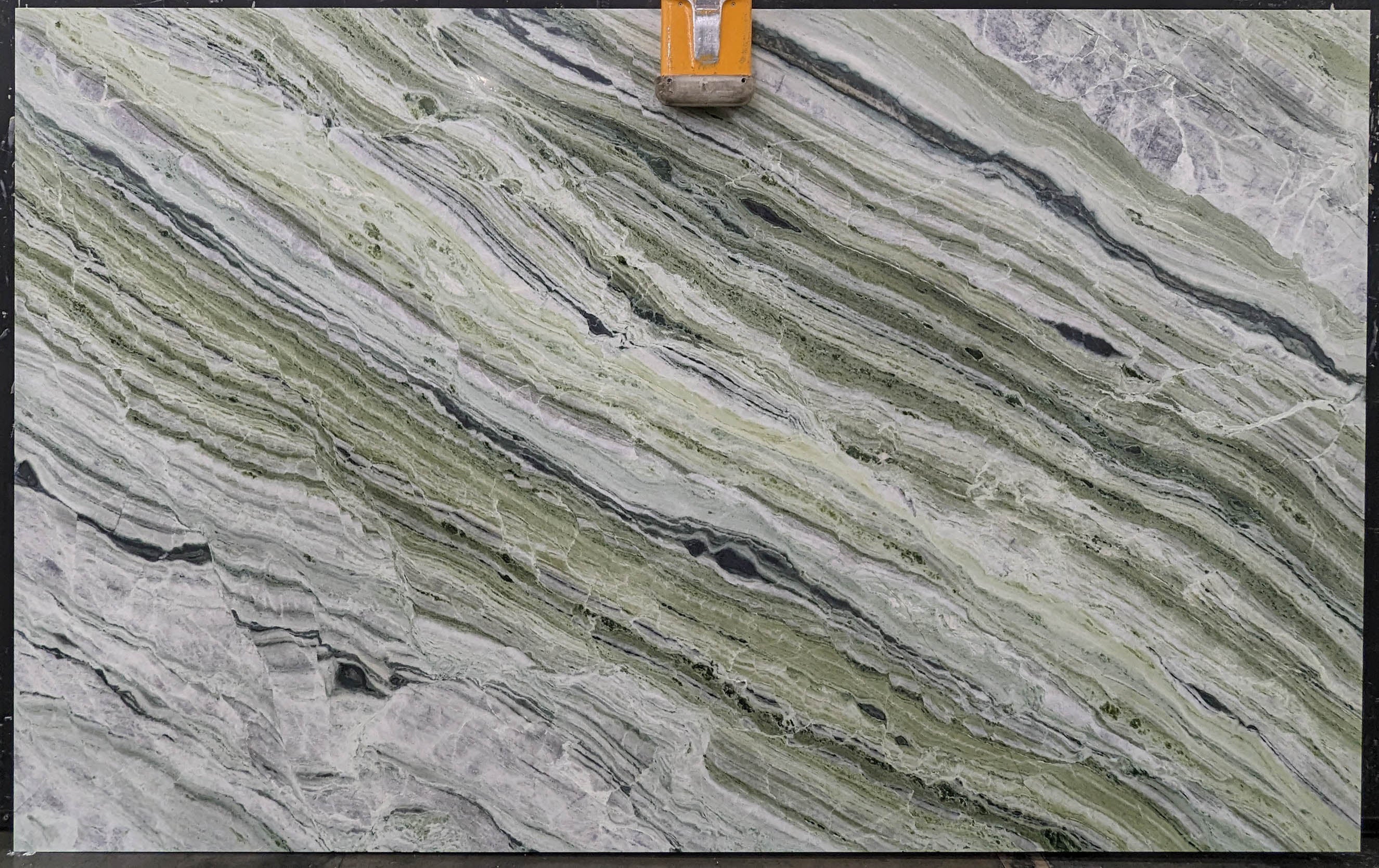  Matcha Verde Marble Slab 3/4  Honed Stone - L5254#07 -  72x115 