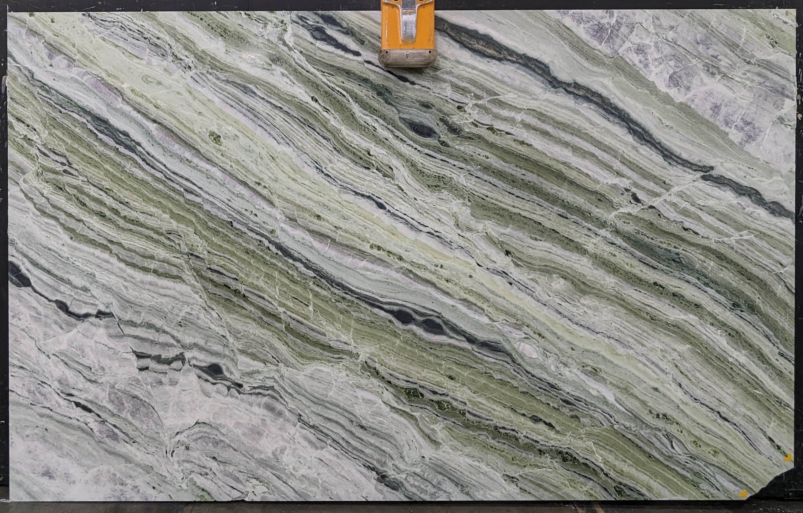  Matcha Verde Marble Slab 3/4  Honed Stone - L5254#09 -  72x110 
