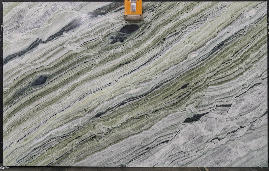  Matcha Verde Marble Slab 3/4  Honed Stone - L5254#14 -  72x115 
